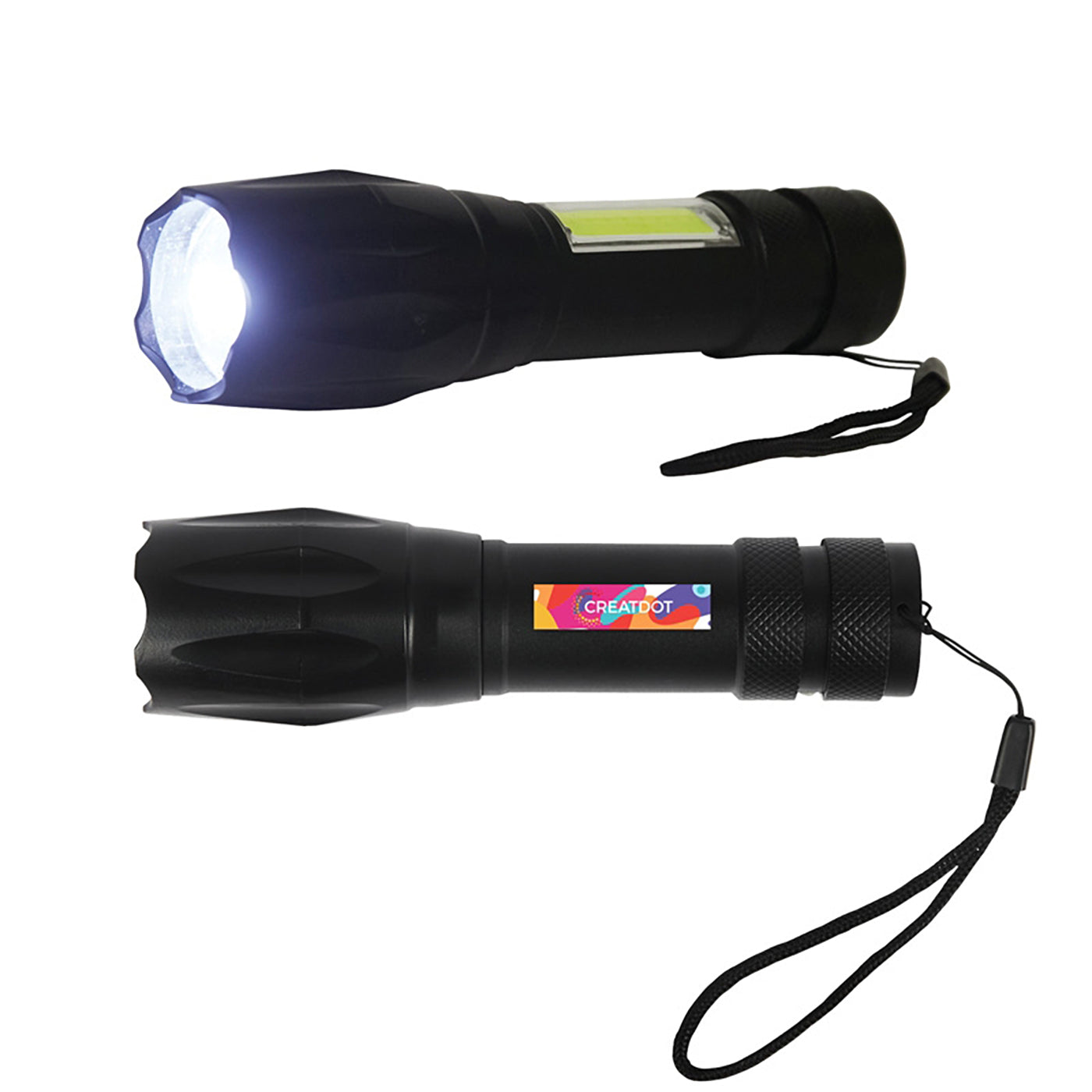 150-Lumen ABS Rechargeable Flashlight