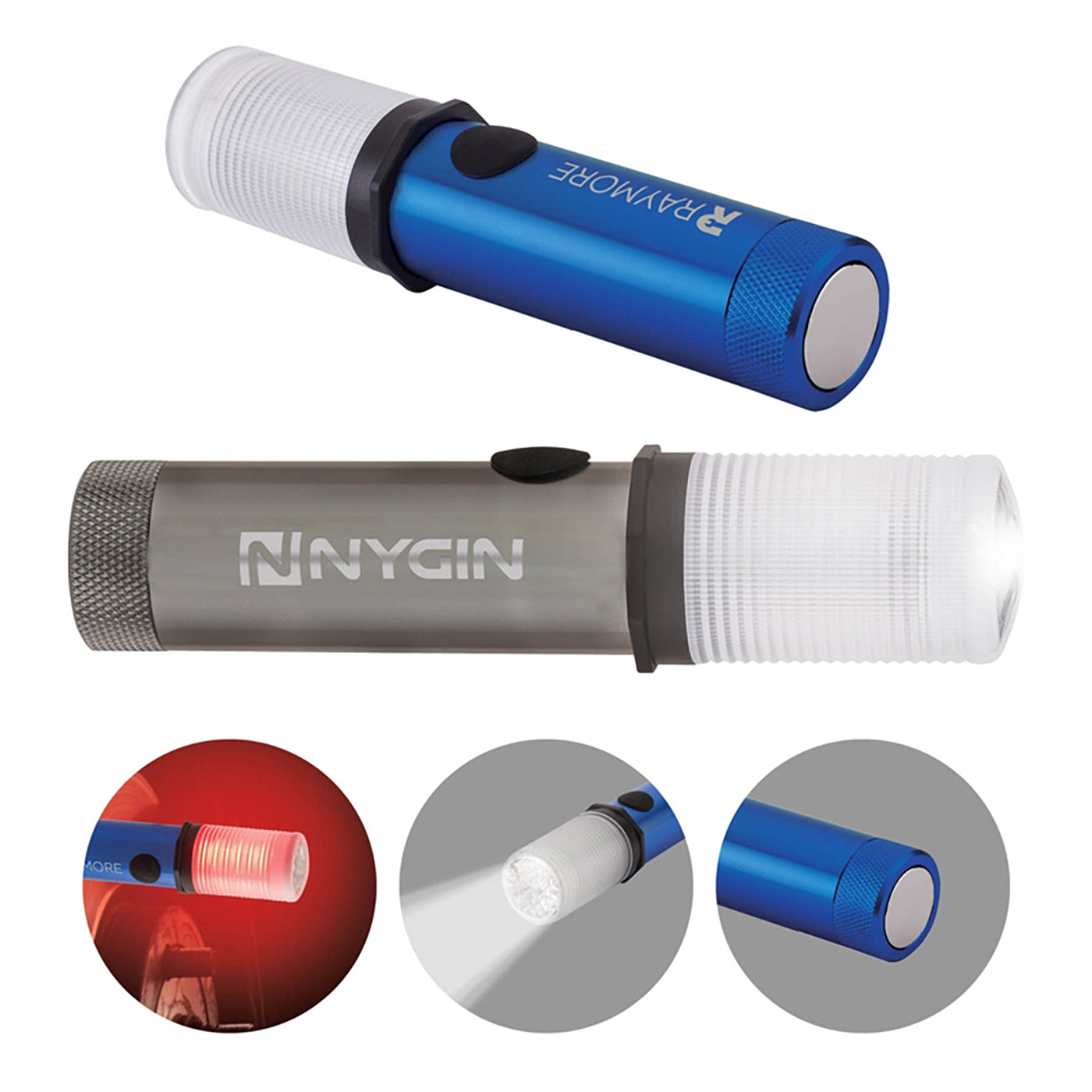 Signal LED Flashlight with Magnetic Base