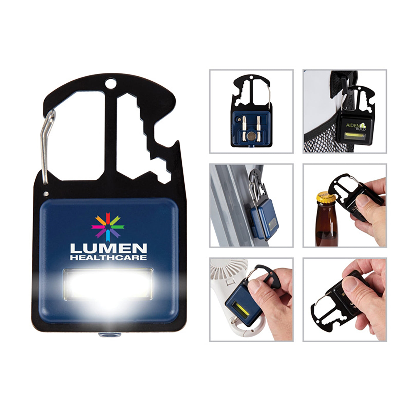 Multi-Tool COB Light with Screwdriver Bits