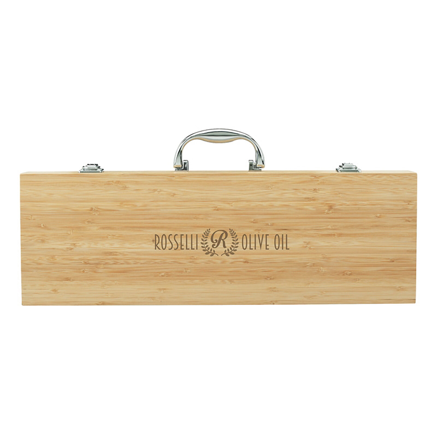 5-Piece Bamboo Steel BBQ Set - GR2006