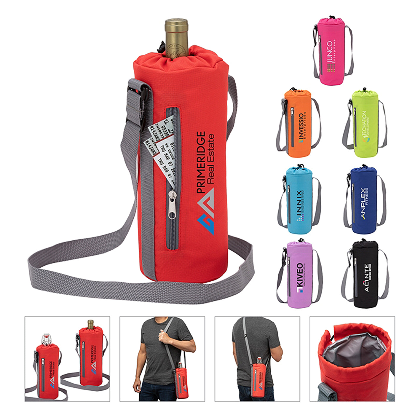 600D Poly Insulated Bottle Carrier