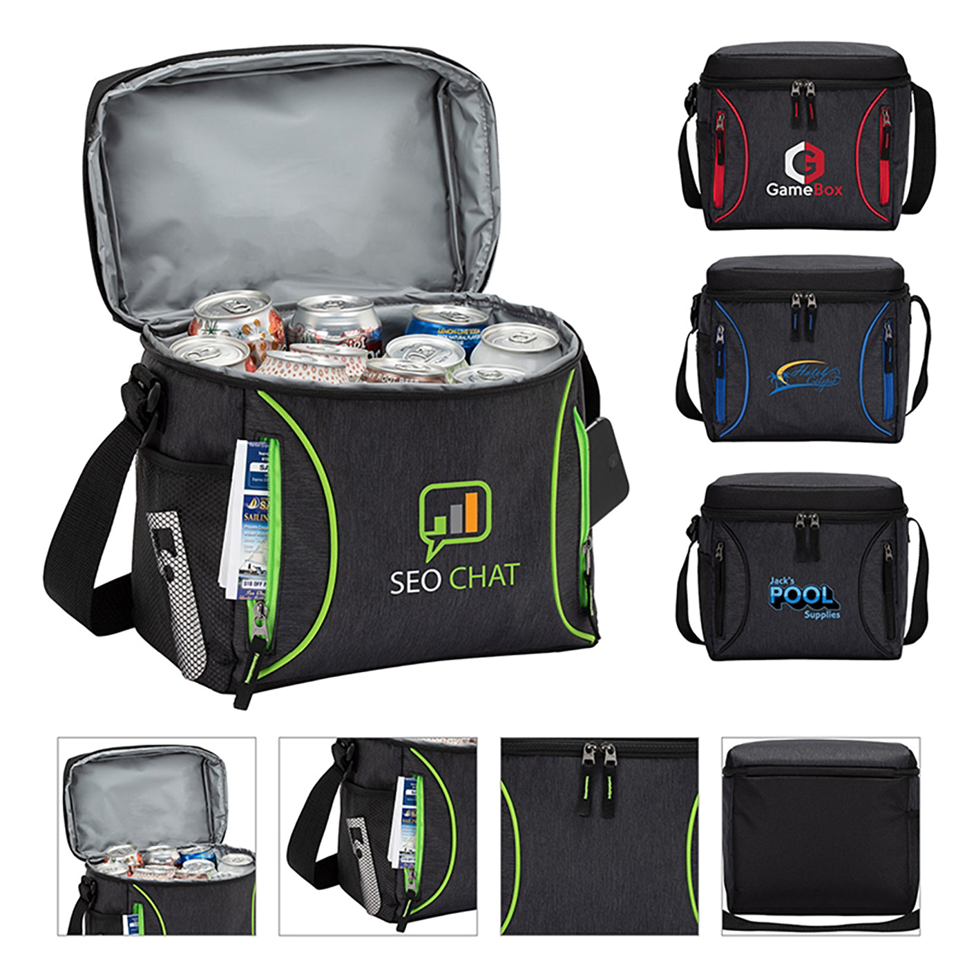 Water-Resistant 16-Can Soft Cooler
