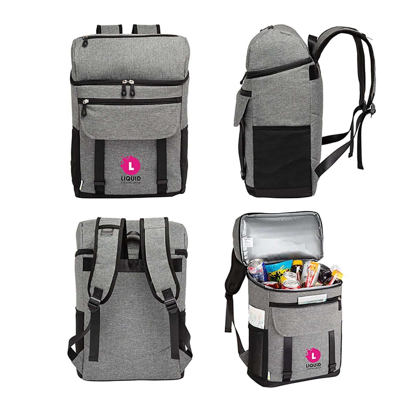 18-Can RPET Recycled Backpack Cooler