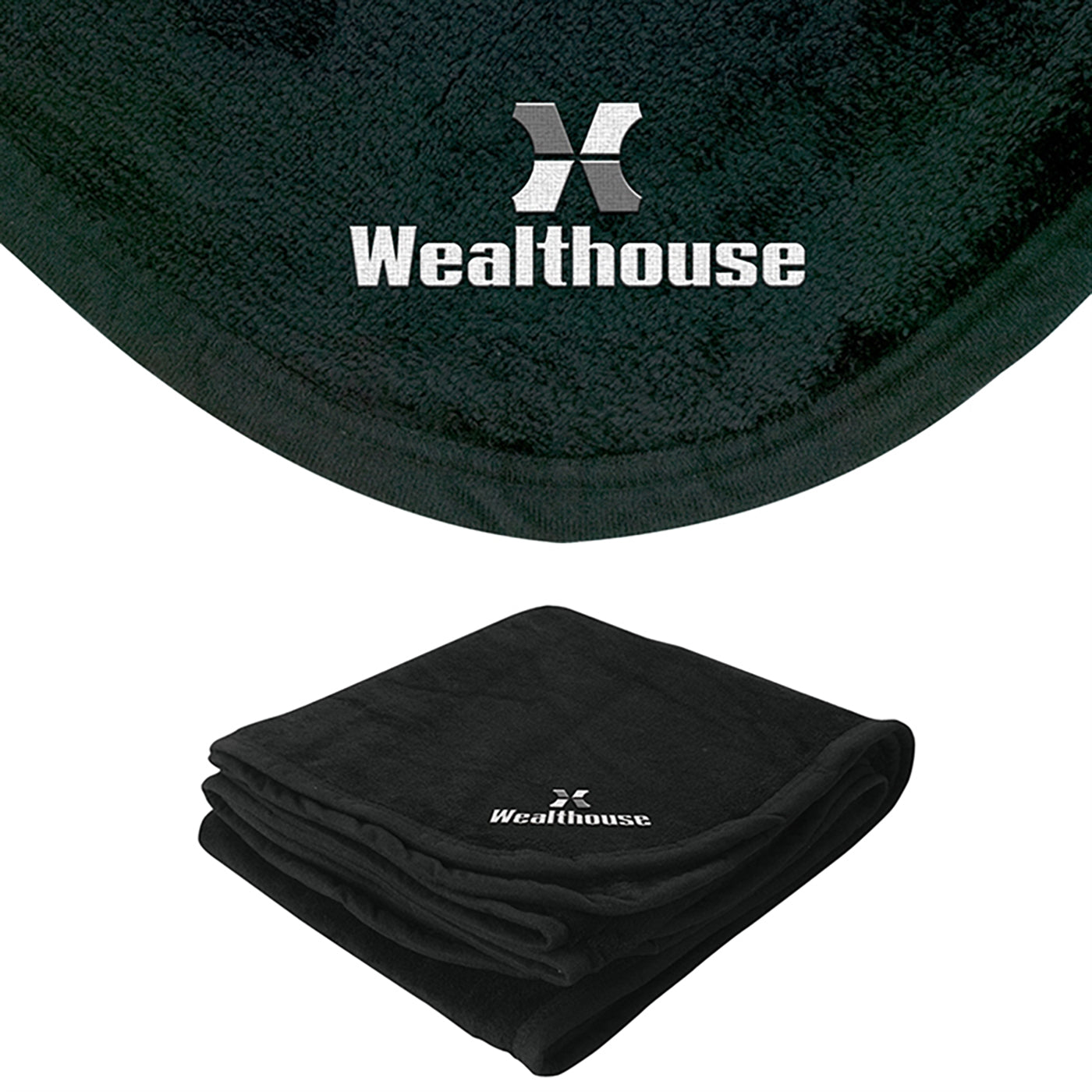 Micro-Plush Fleece Blanket with Carry Bag - GR5104B
