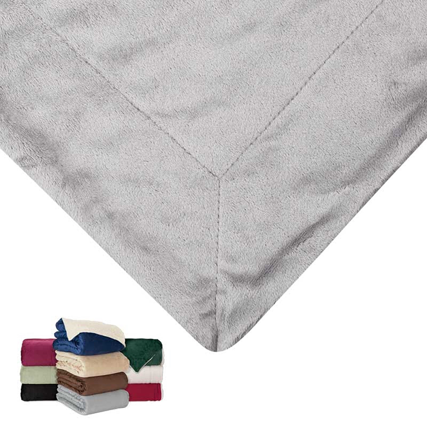 Micro Mink Sherpa Reversible Blanket - GR5107S
