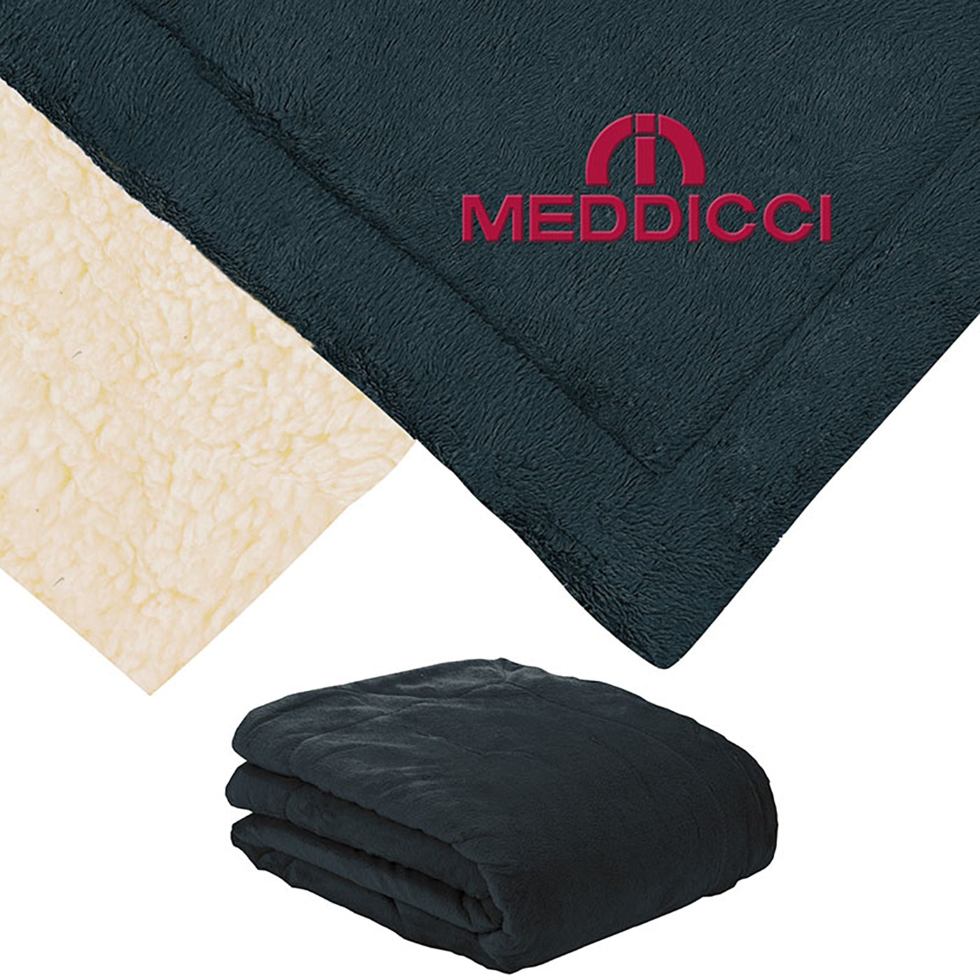 60" x 72" Sherpa Fleece Blanket - GR5111B