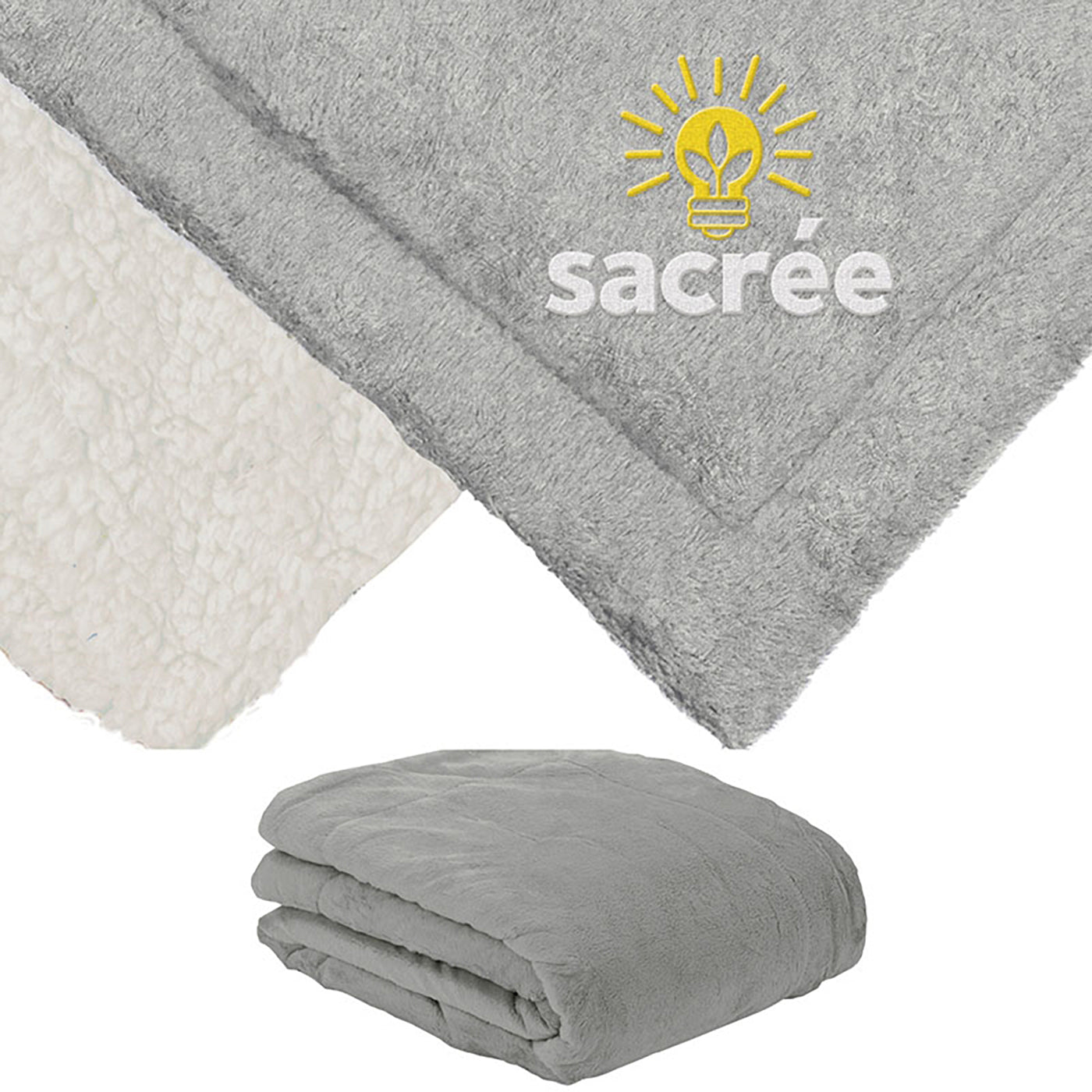 60" x 72" Sherpa Fleece Blanket - GR5111S