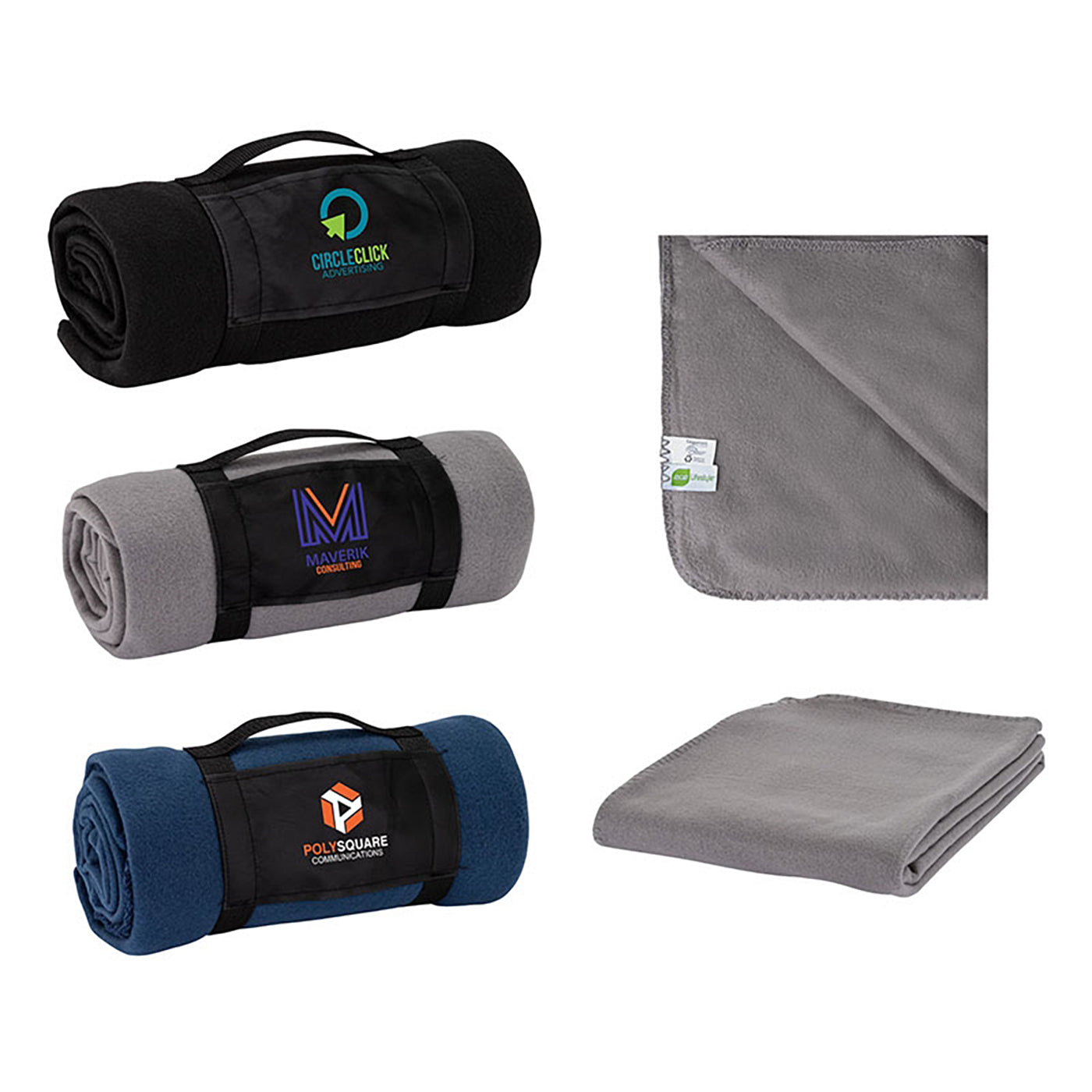 50" x 60" RPET Fleece Blanket