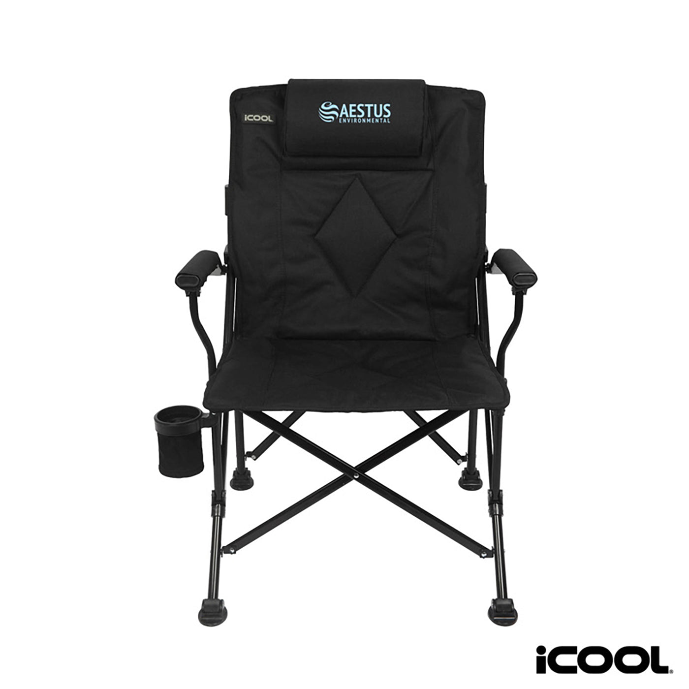 Reinforced Steel Camping Chair with Detachable Pillow - GR5403B