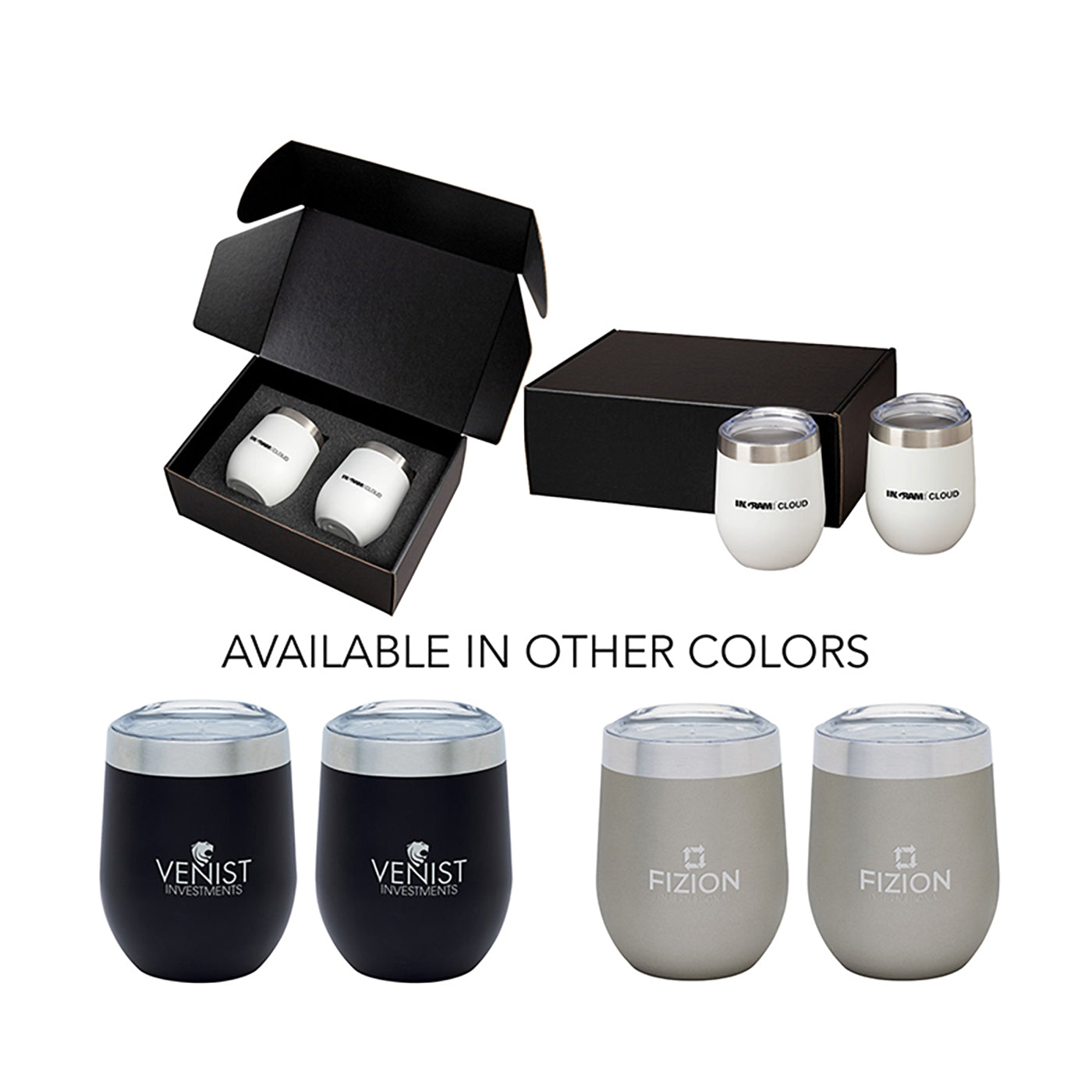 Copper-Lined Vacuum Insulated Wine Tumbler Set