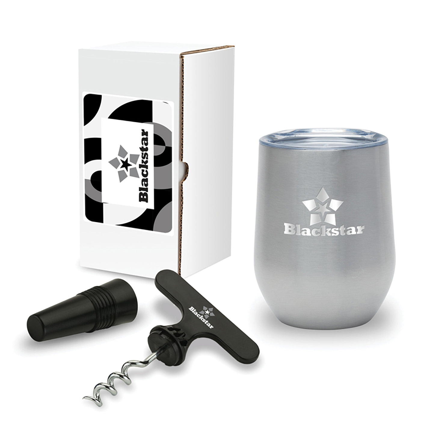 Wine Lover's Stainless Steel Gift Set - GS8025B