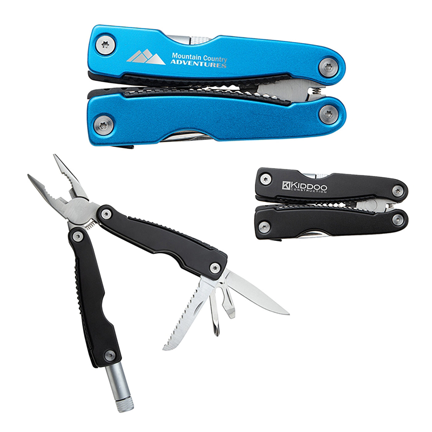 Stainless Steel Multi-Tool with LED Light