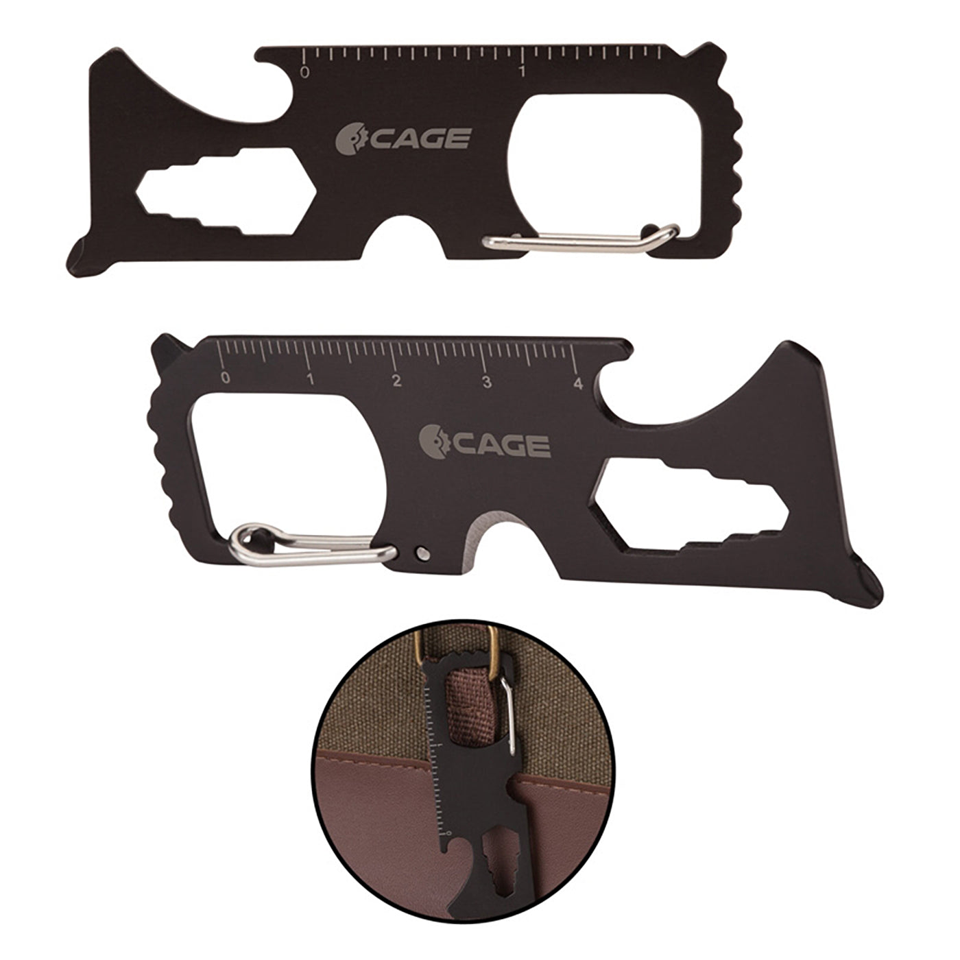 Carabiner Multi-Tool with Hex Keys