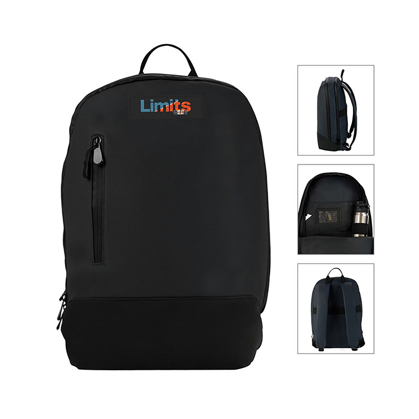 Water-Resistant PU Laptop Backpack