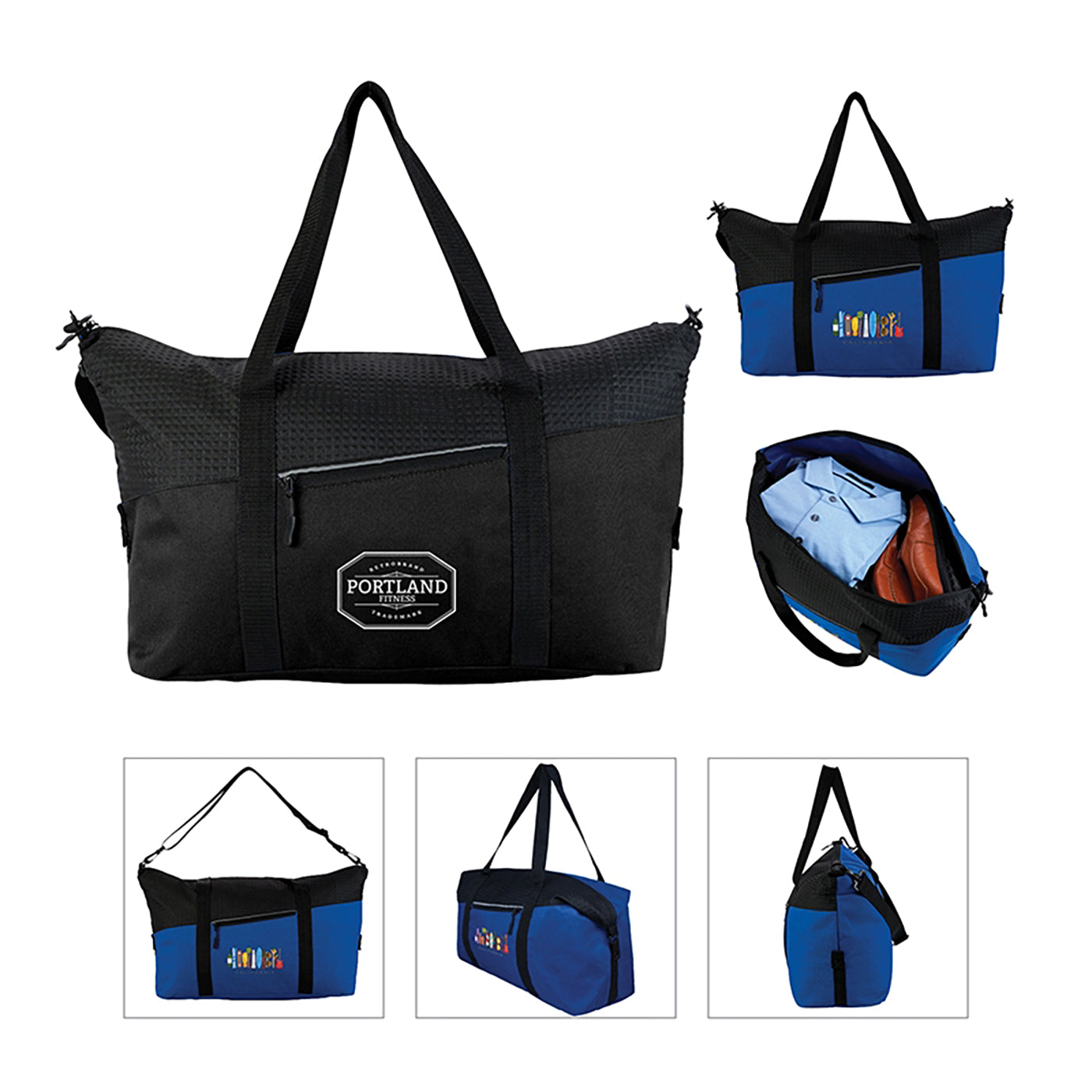 600D Polyester Duffel with PVC Backing
