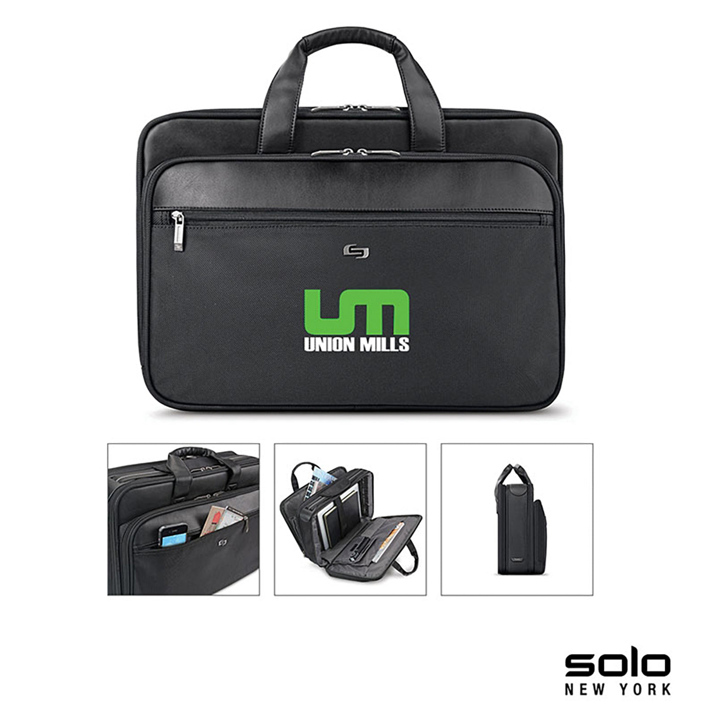 Retractable Strap Smart Briefcase