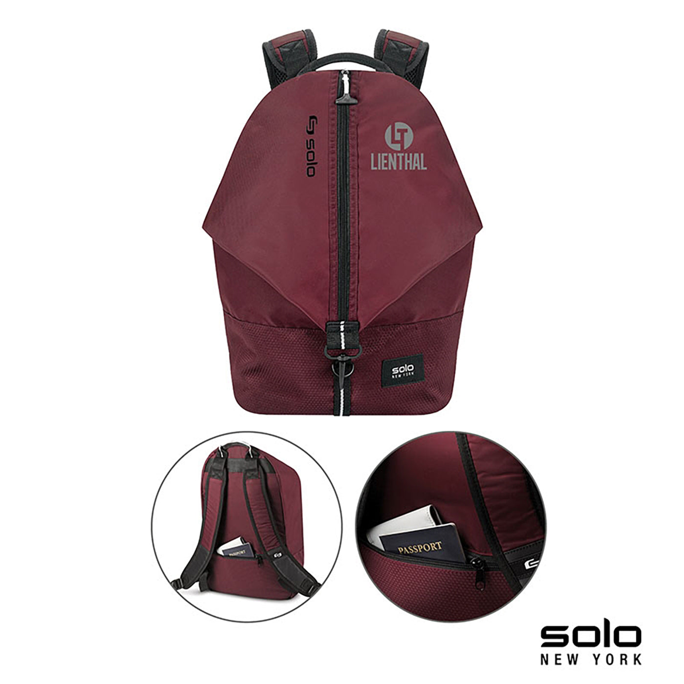 Top-Loading Nylon Backpack