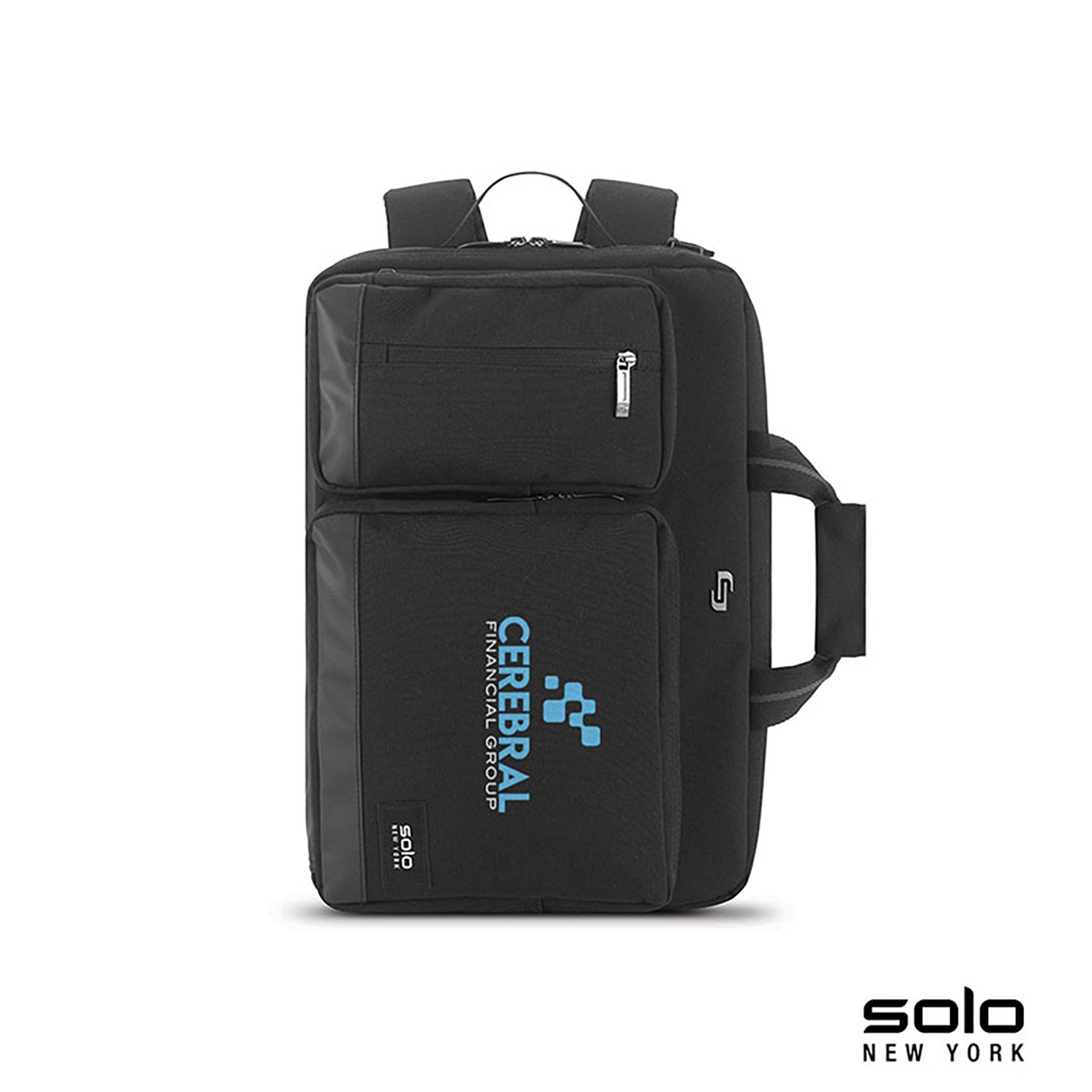 600D Poly Convertible Briefcase - KL2035B