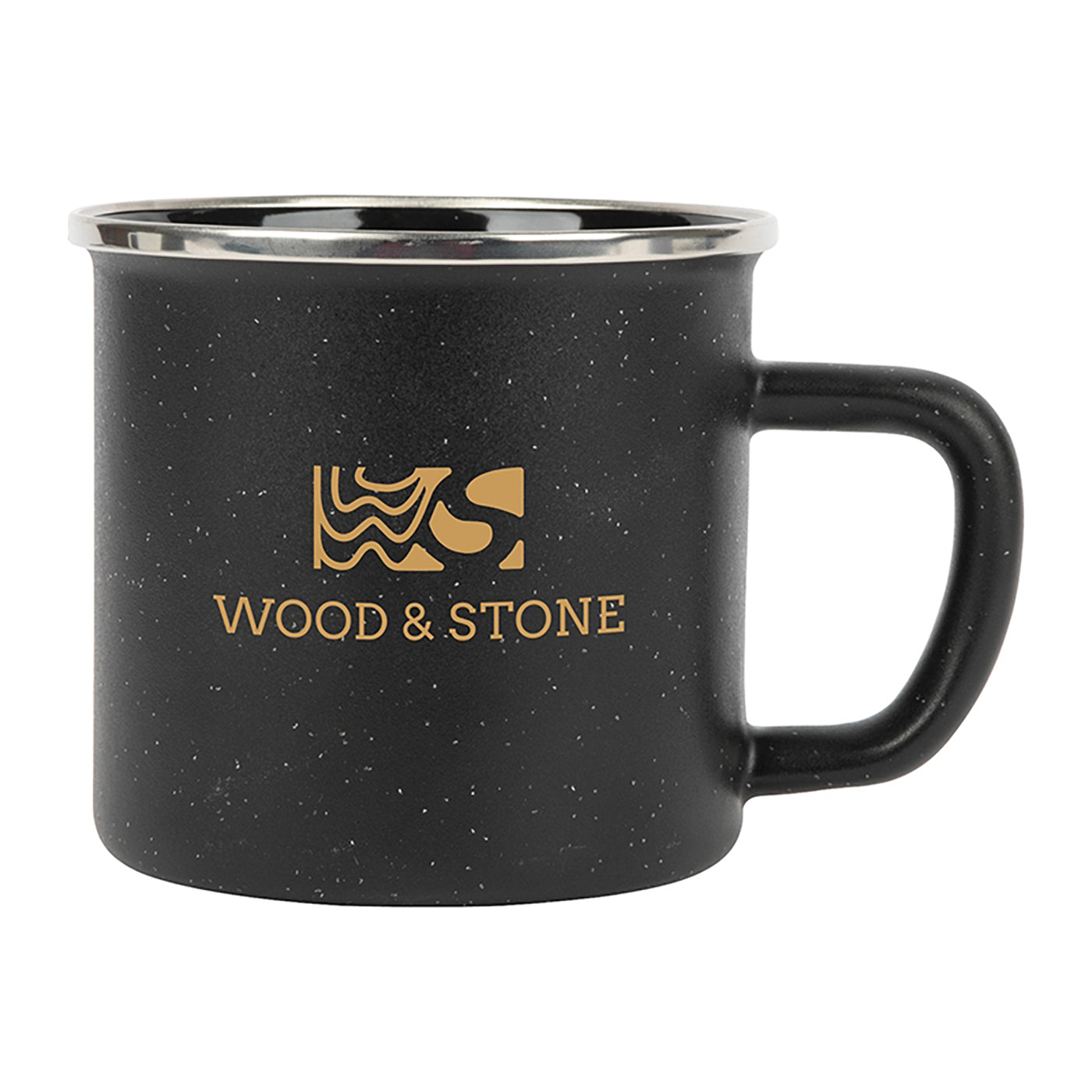 16oz Speckled Enamel Steel Rim Mug - KM6300B