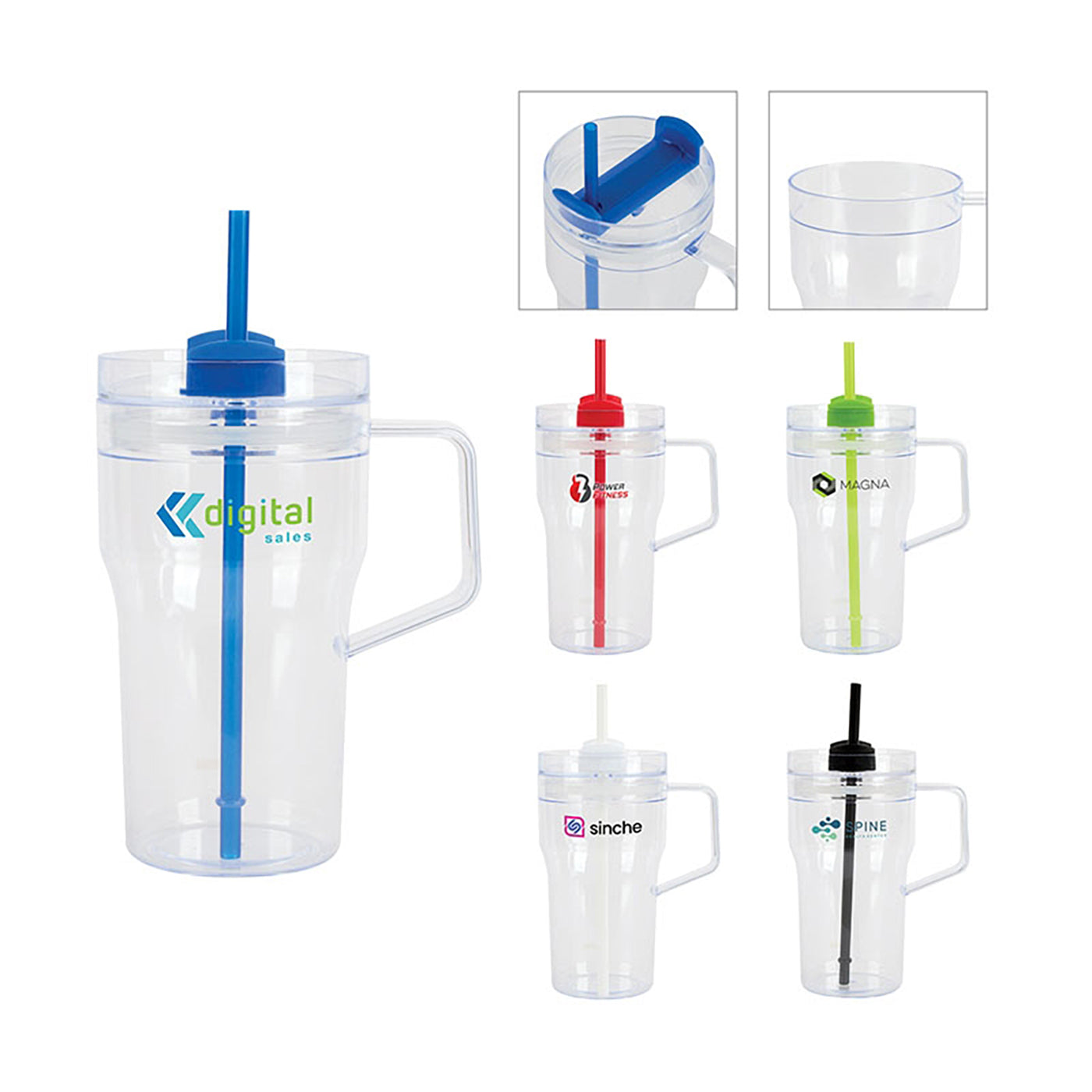 20oz Clear AS Travel Mug