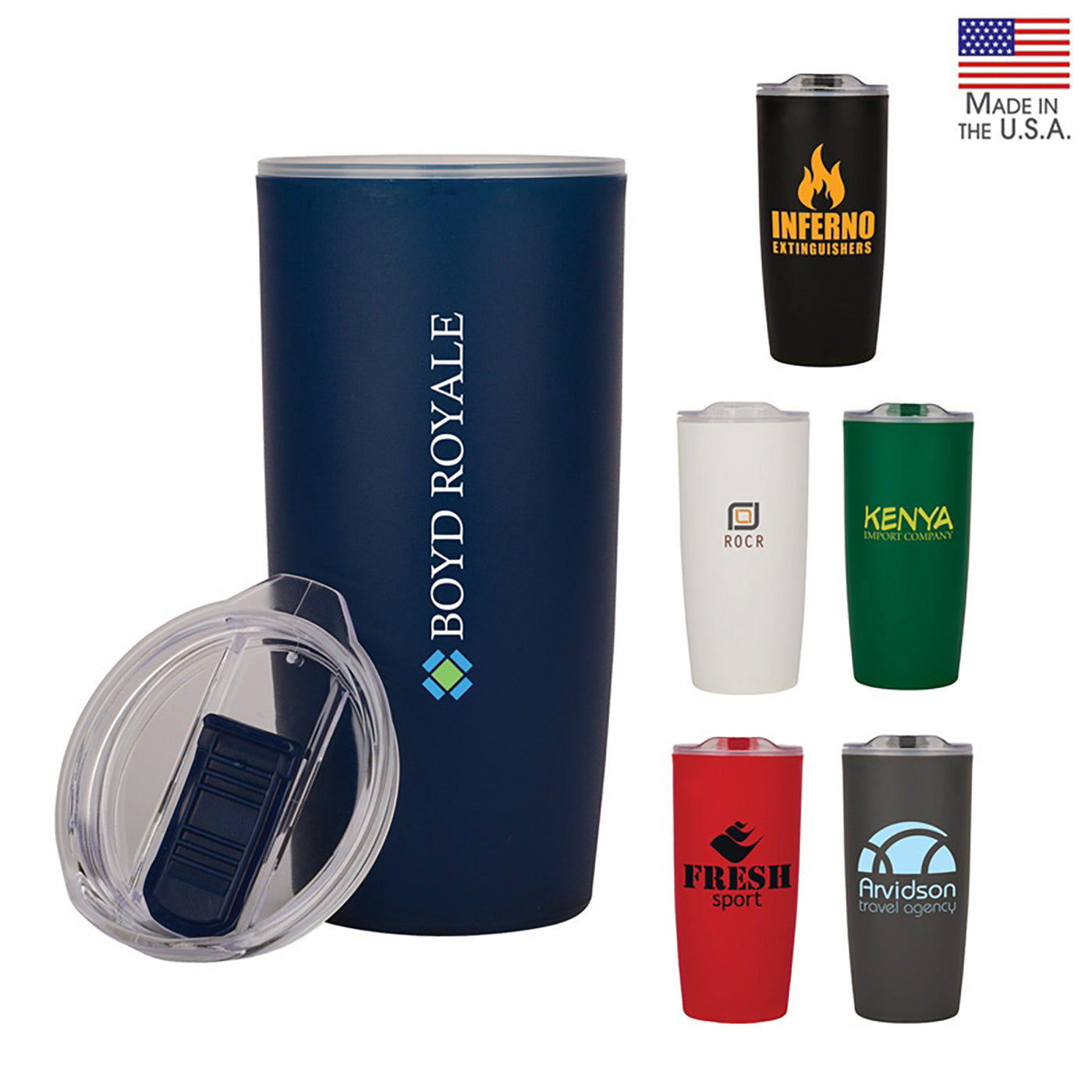22oz Double Wall Polypropylene Tumbler