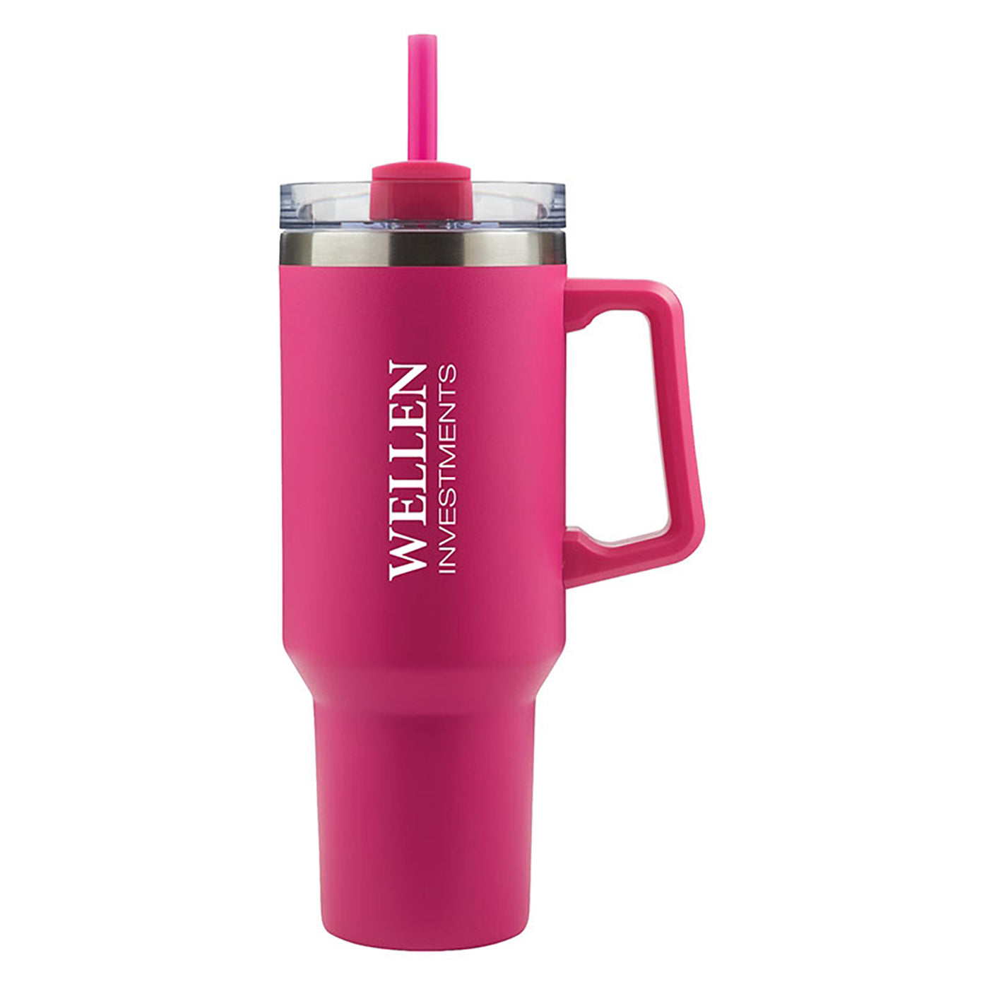 40oz Handled Travel Mug with Straw - KM8420X