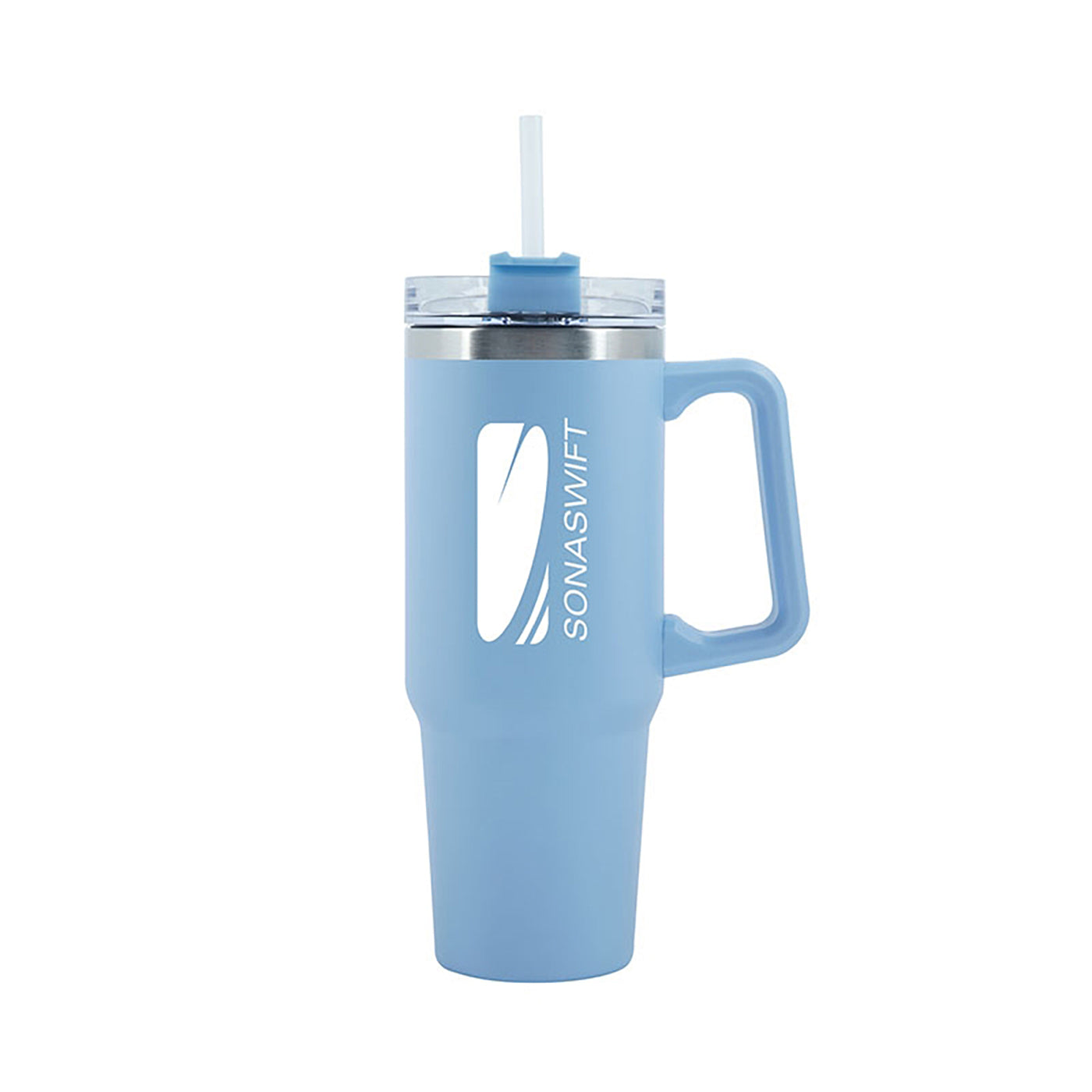 30oz Recycled Steel Travel Mug with Handle - KM8427L