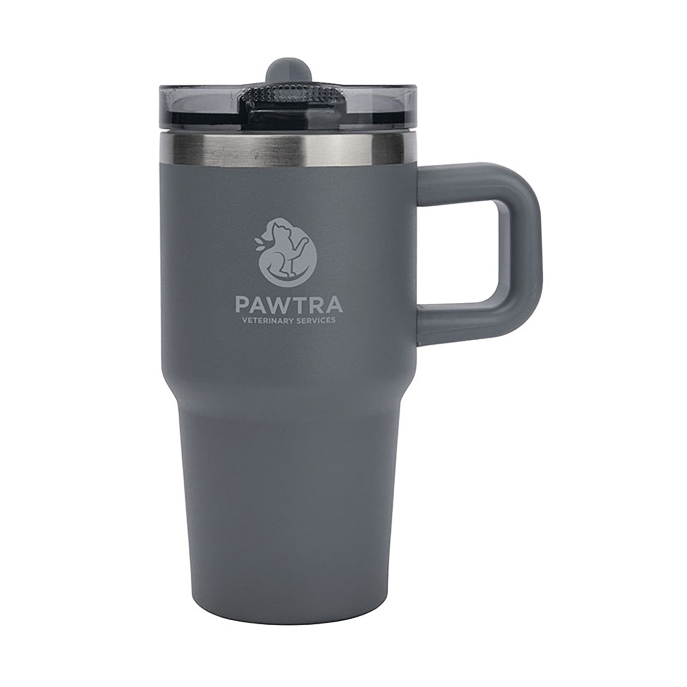 20oz Recycled Steel Travel Mug with Flip Straw - KM8433S