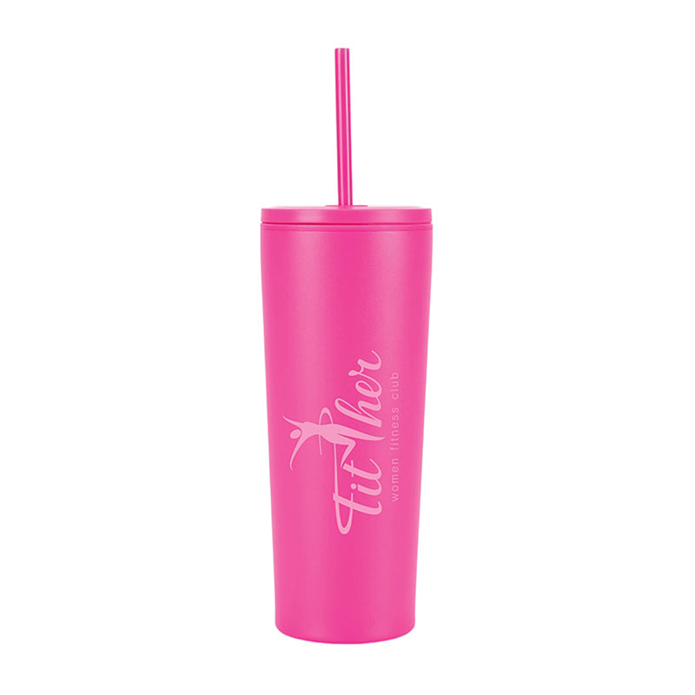 24oz Double Wall Steel Tumbler with Matching Straw - KM8515X