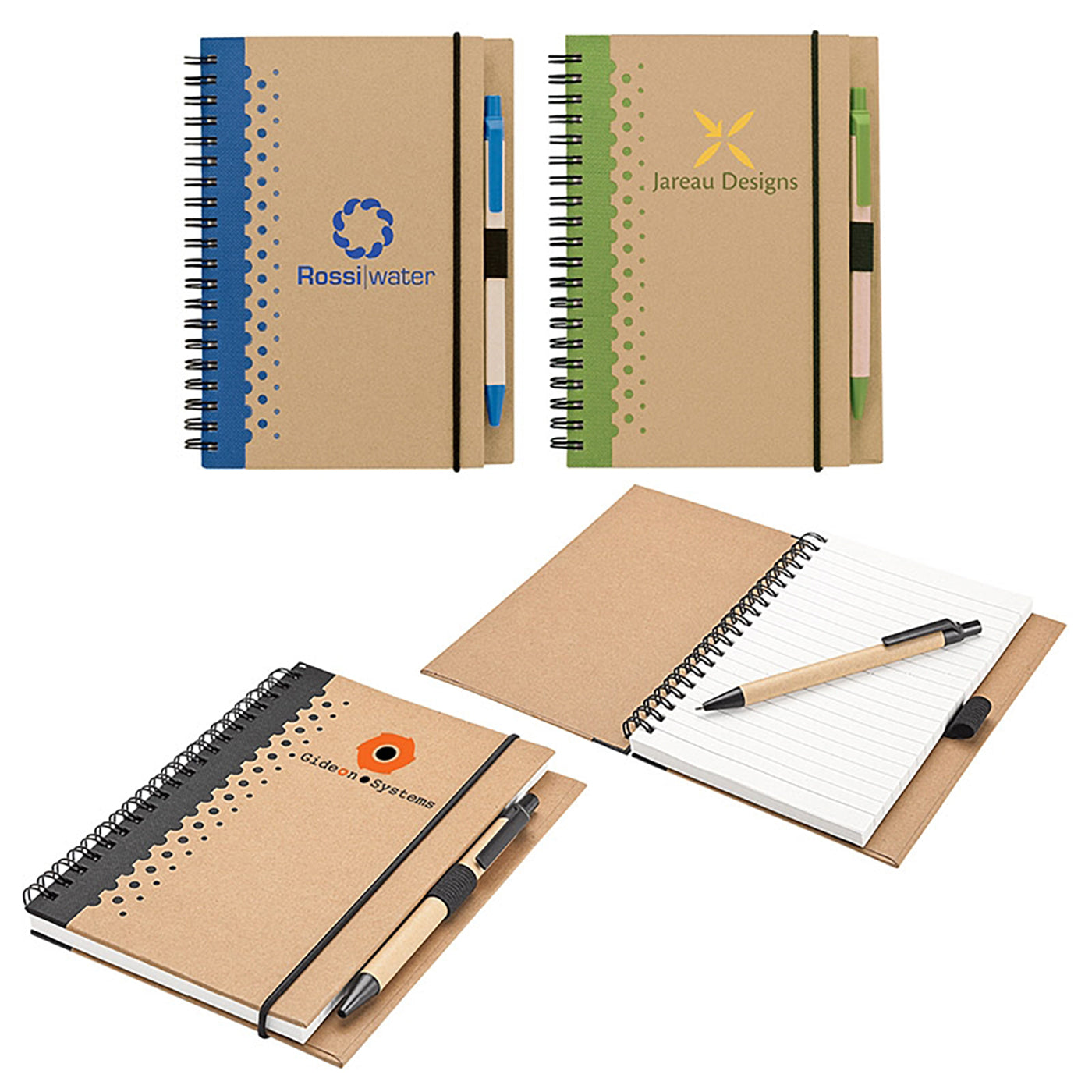 Hardcover Junior Notebook with Pen
