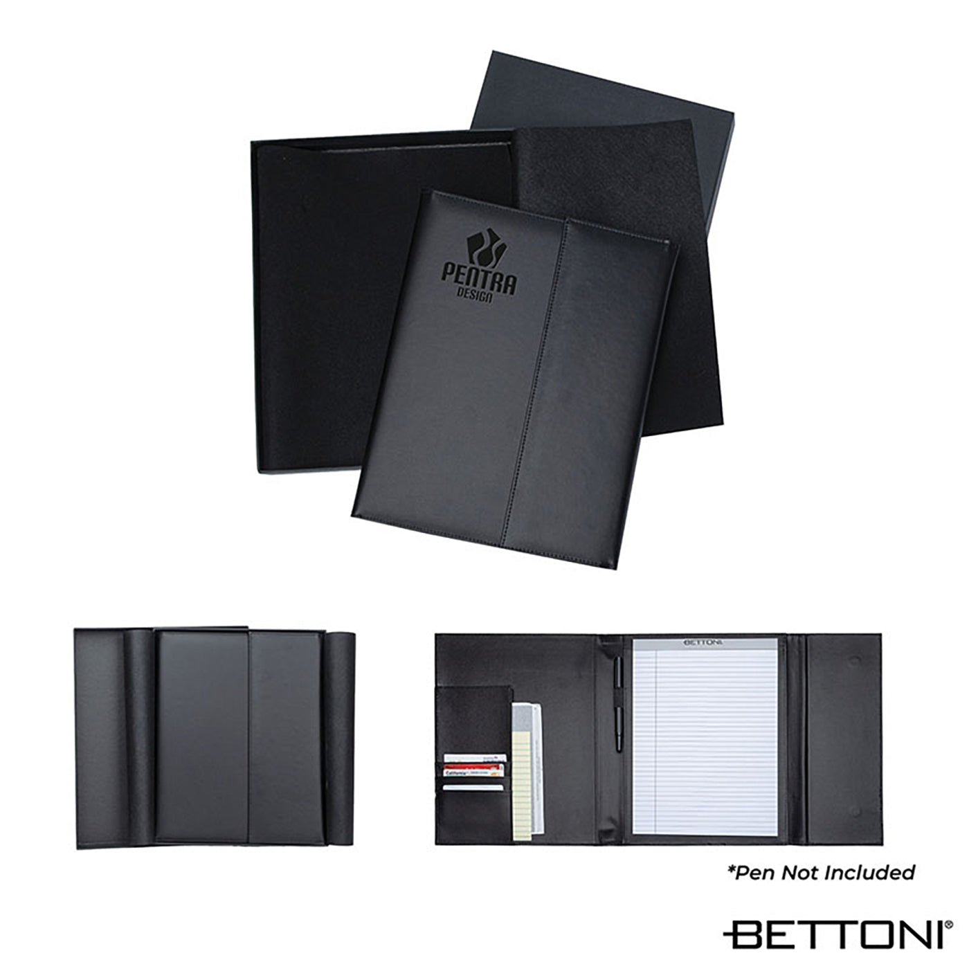 Atrani Bonded Leather Letter Size Padfolio
