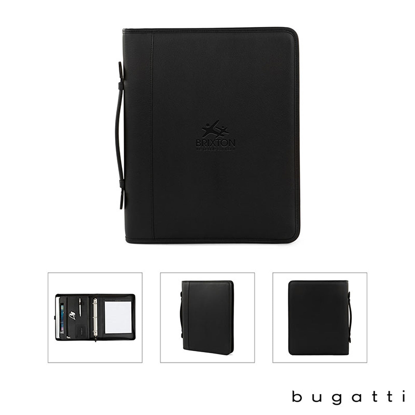 Vegan Leather 3-Ring Binder Portfolio