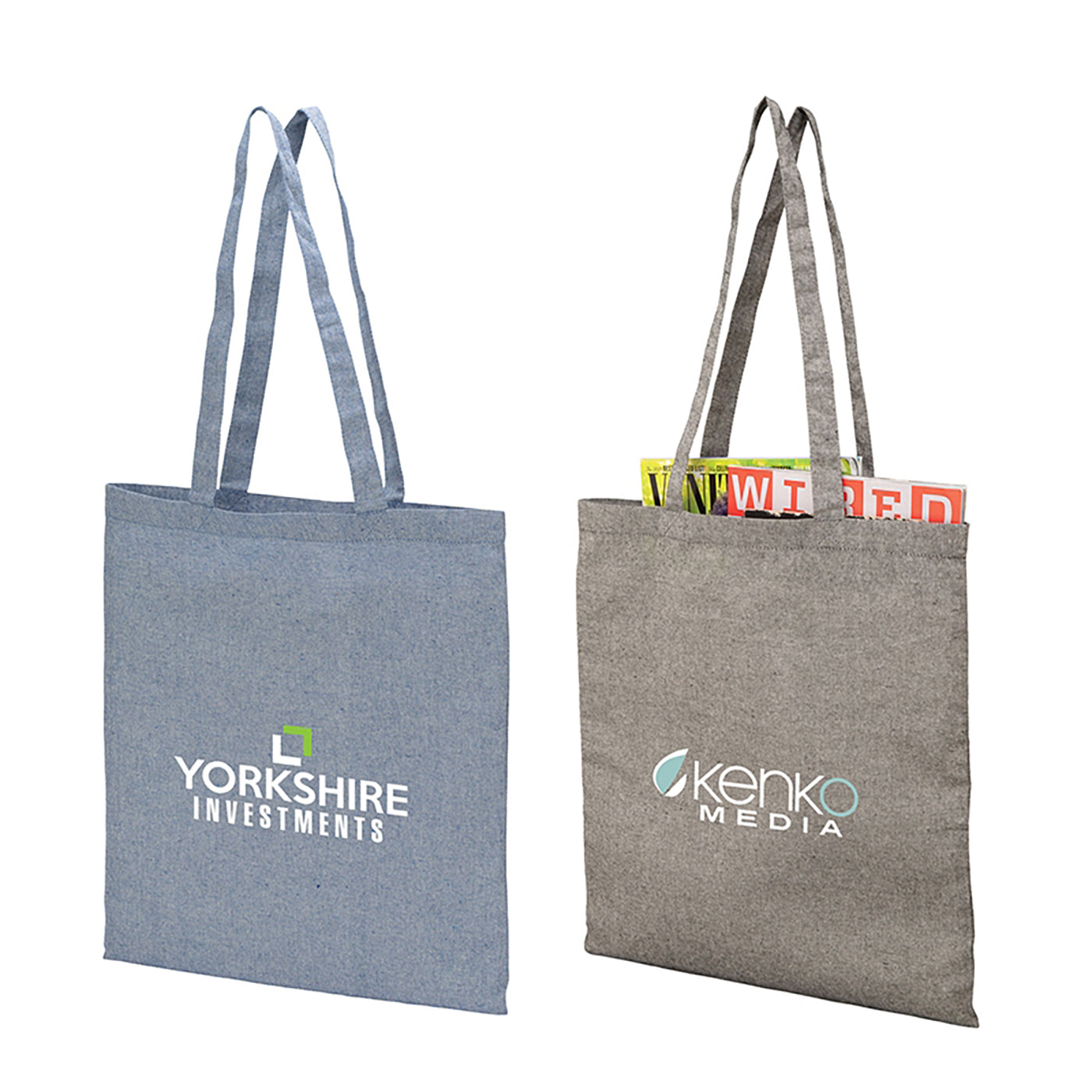 Recycled Cotton Blend Lightweight Tote