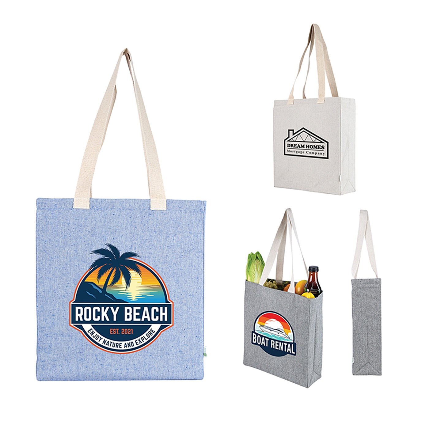 Two-Tone Recycled Cotton Convention Tote