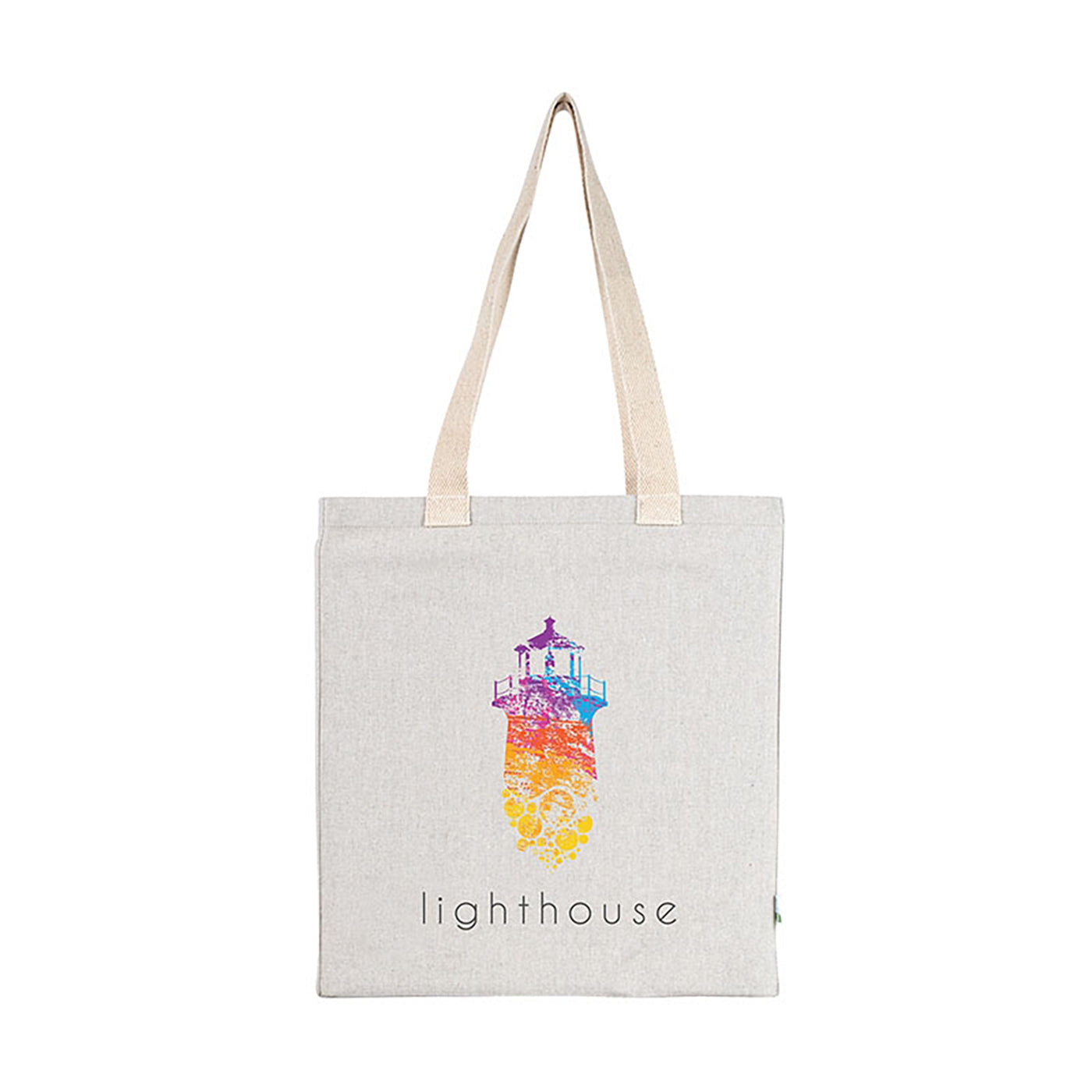 Two-Tone Recycled Cotton Convention Tote - KT0371K