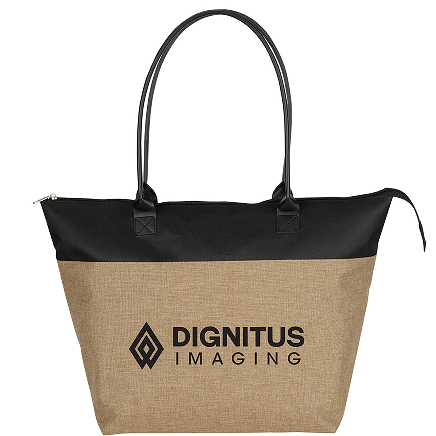 600D Polyester Two-Tone Tote - KT1617K