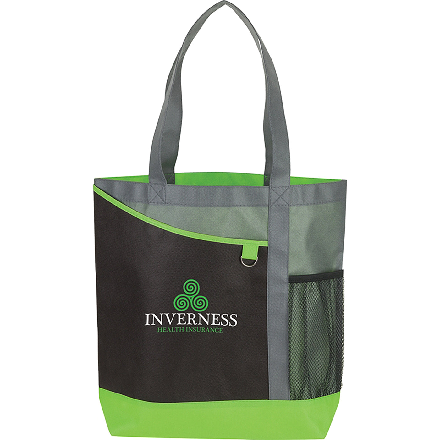 80gsm Non-Woven Tote with Mesh Pocket - KT6222G