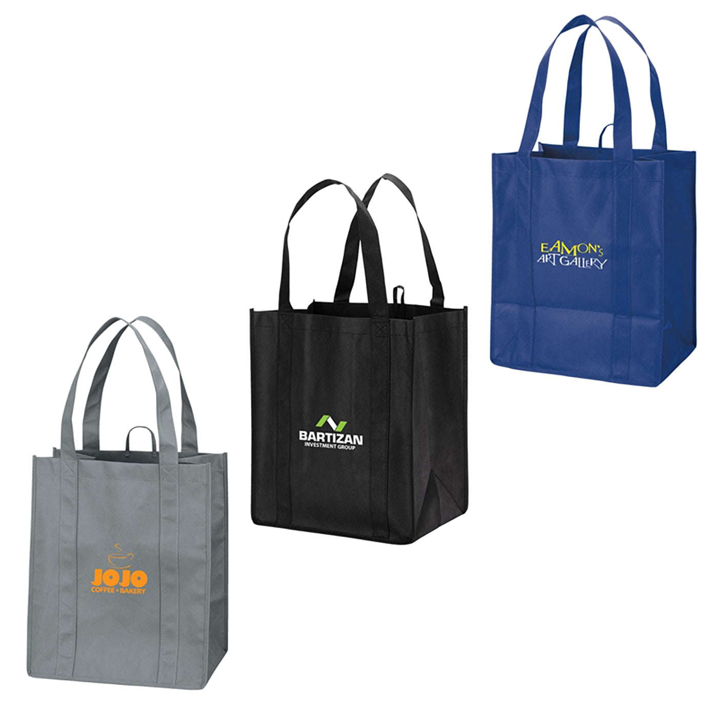 Wide Gusset 90gsm Non-Woven Tote