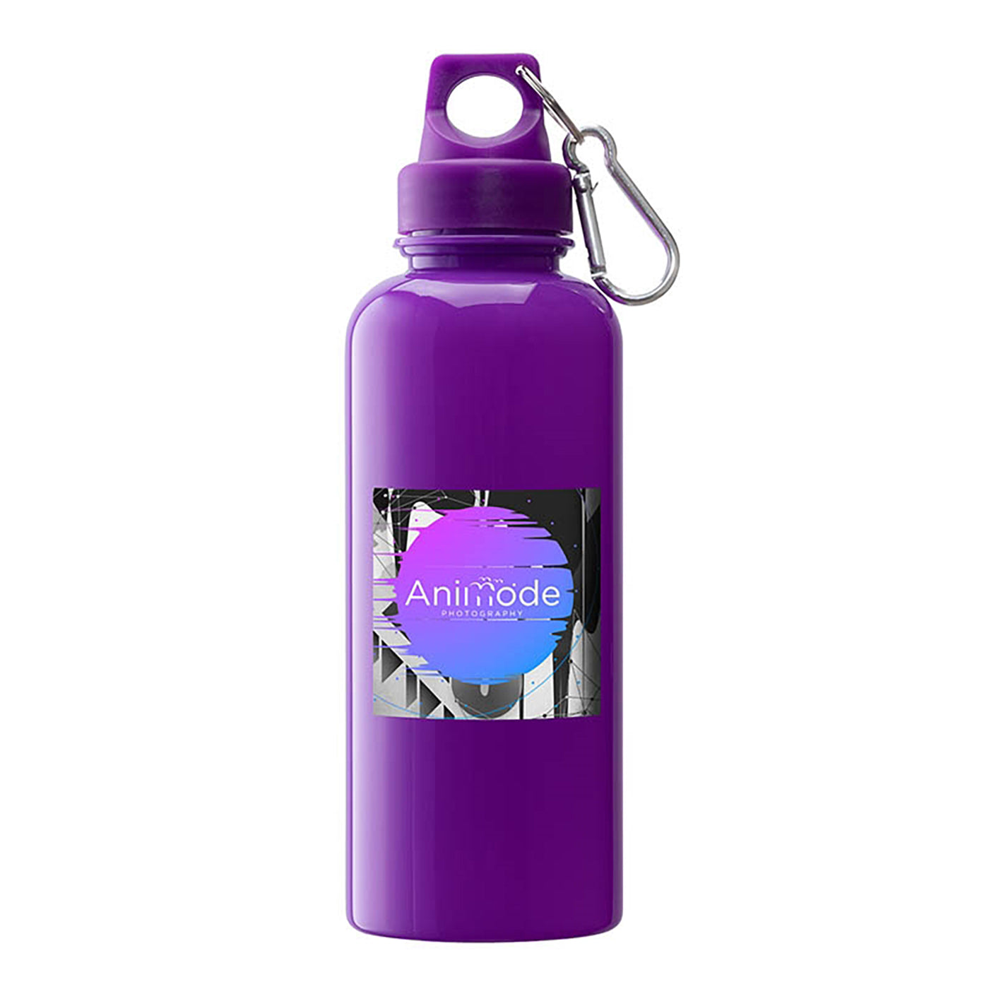 20oz Polystyrene Water Bottle with Carabiner - KW1203P