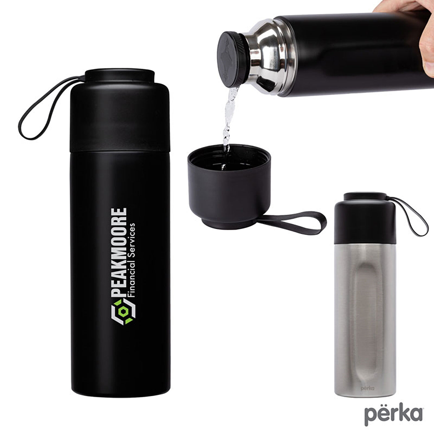 Brixton 17 oz. Double Wall, Stainless Steel Water Bottle