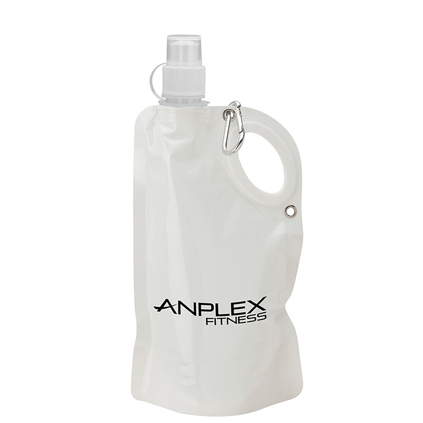 25oz Collapsible PE Water Bottle with Carabiner - KW2302W