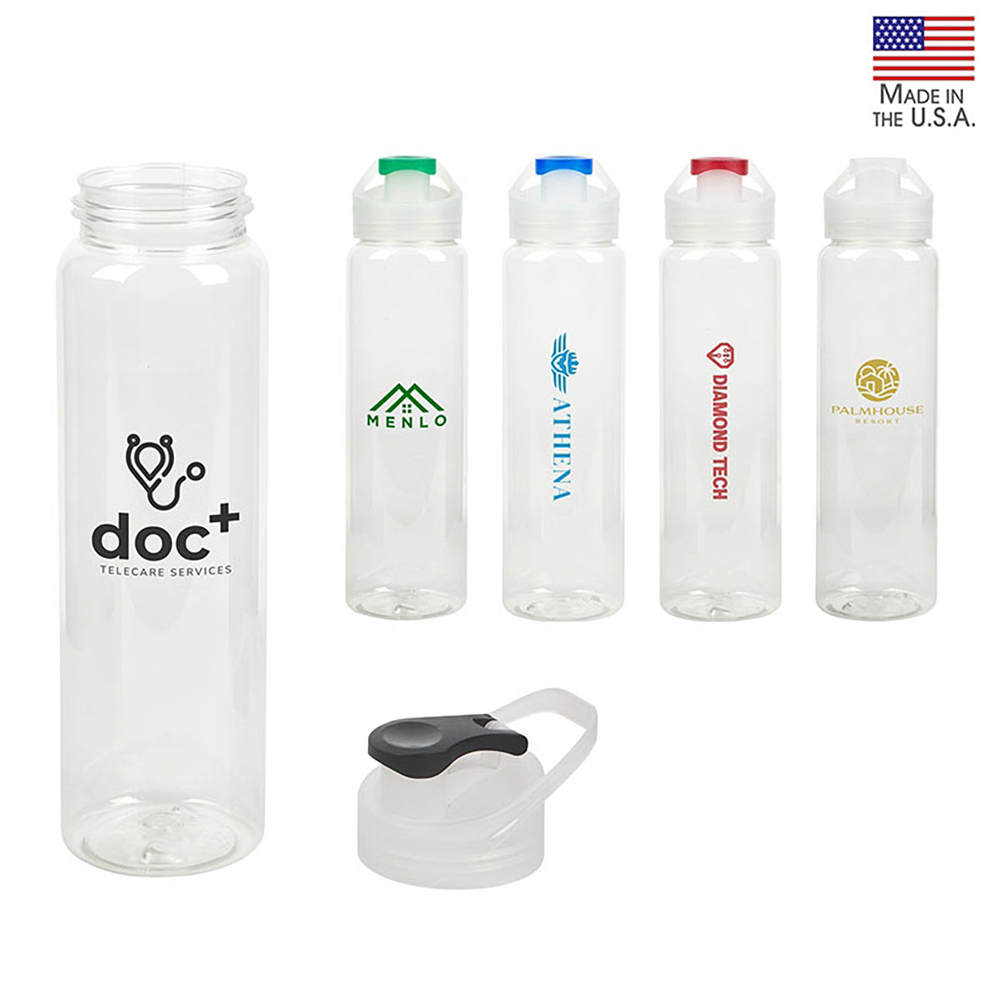 32oz PET Bottle with Chug Spout