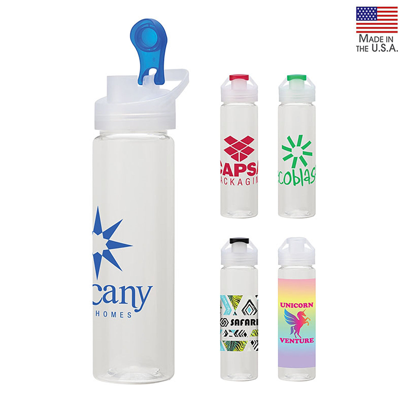 25oz PET Bottle with Integrated Handle