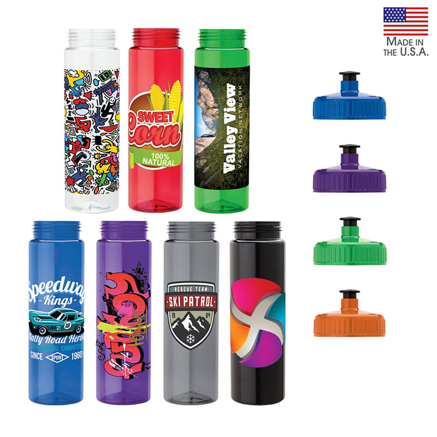 25oz PET Pull Spout Water Bottle - KW2351
