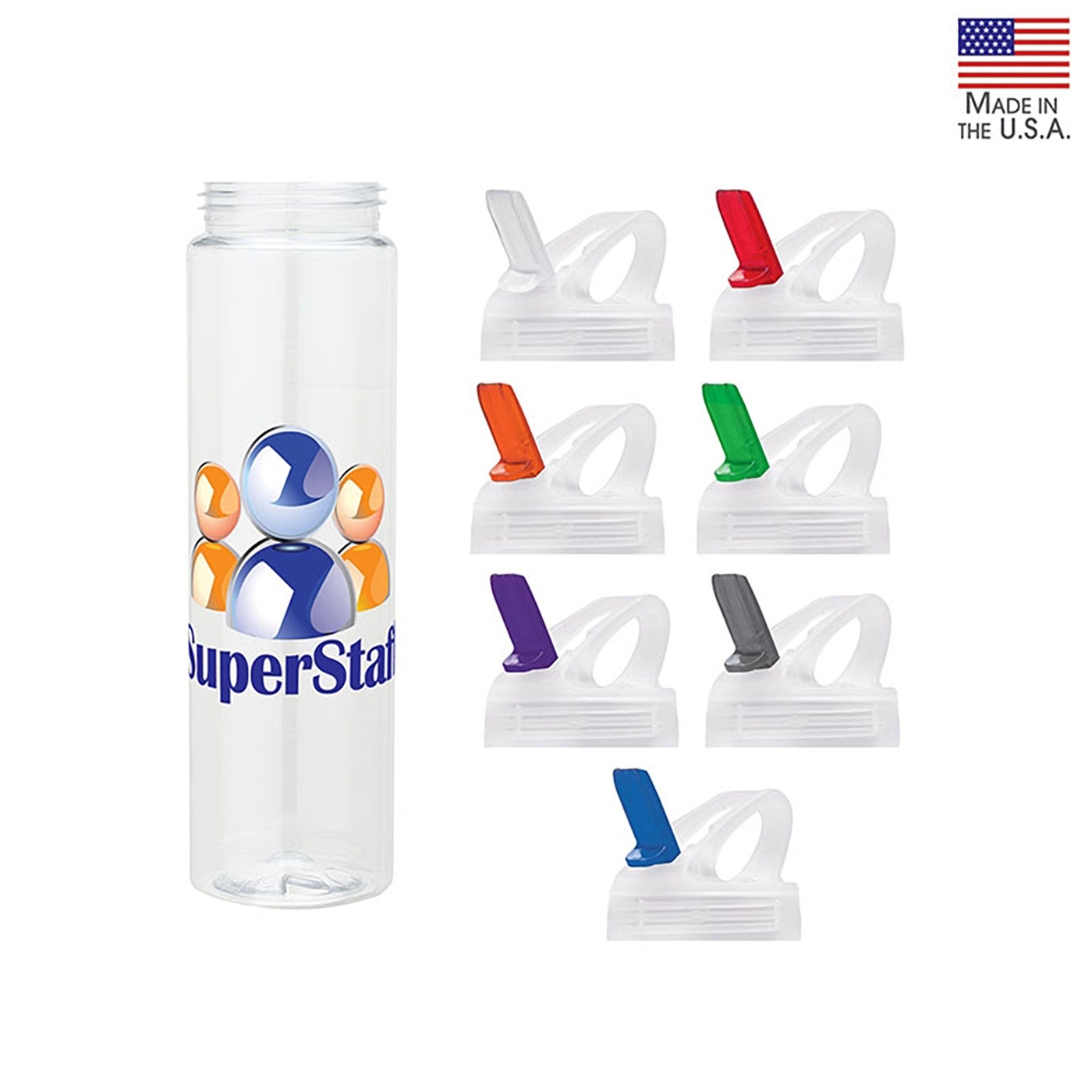32oz PET Water Bottle Flip Spout - KW2362