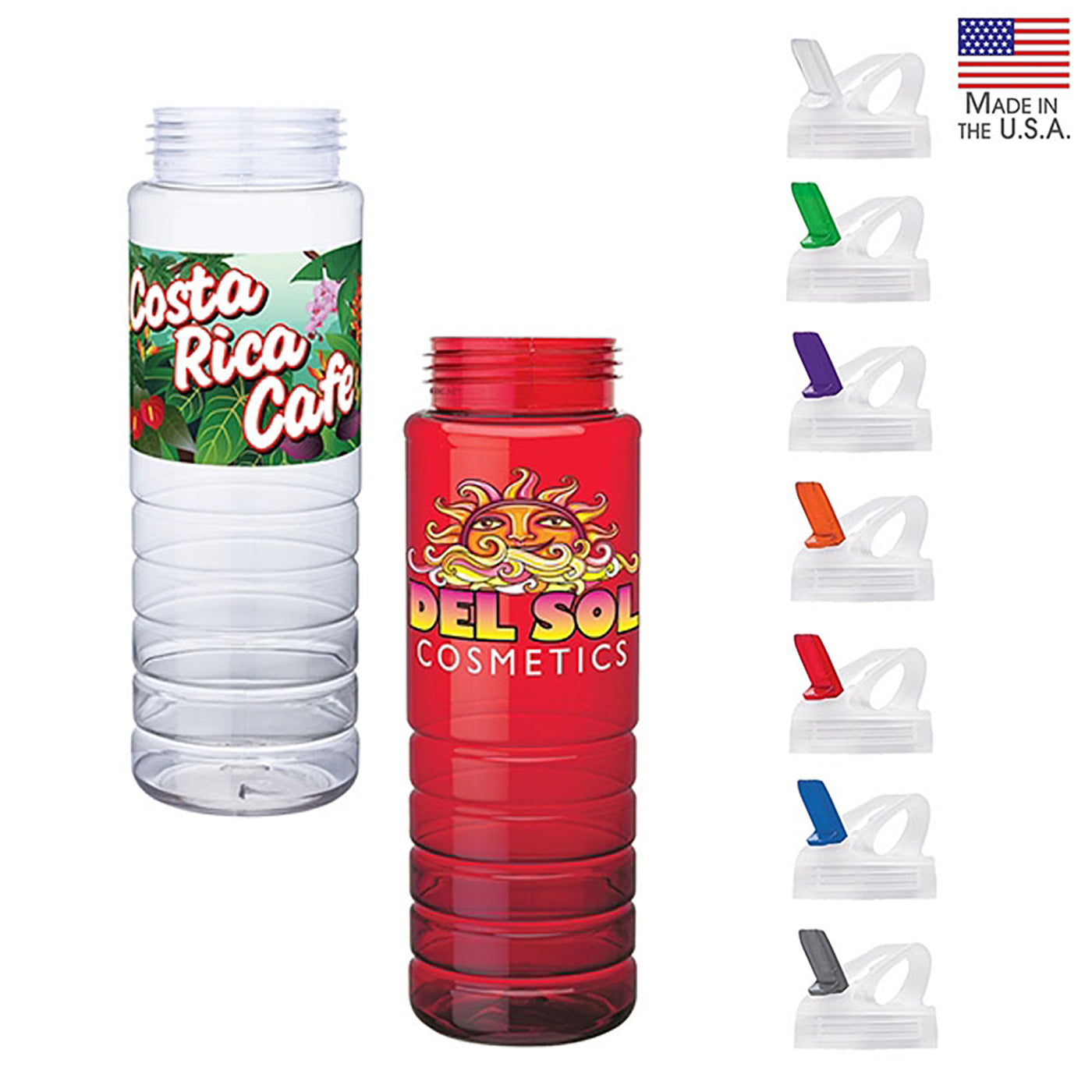 26oz PET Sports Bottle with Flip Spout - KW2372