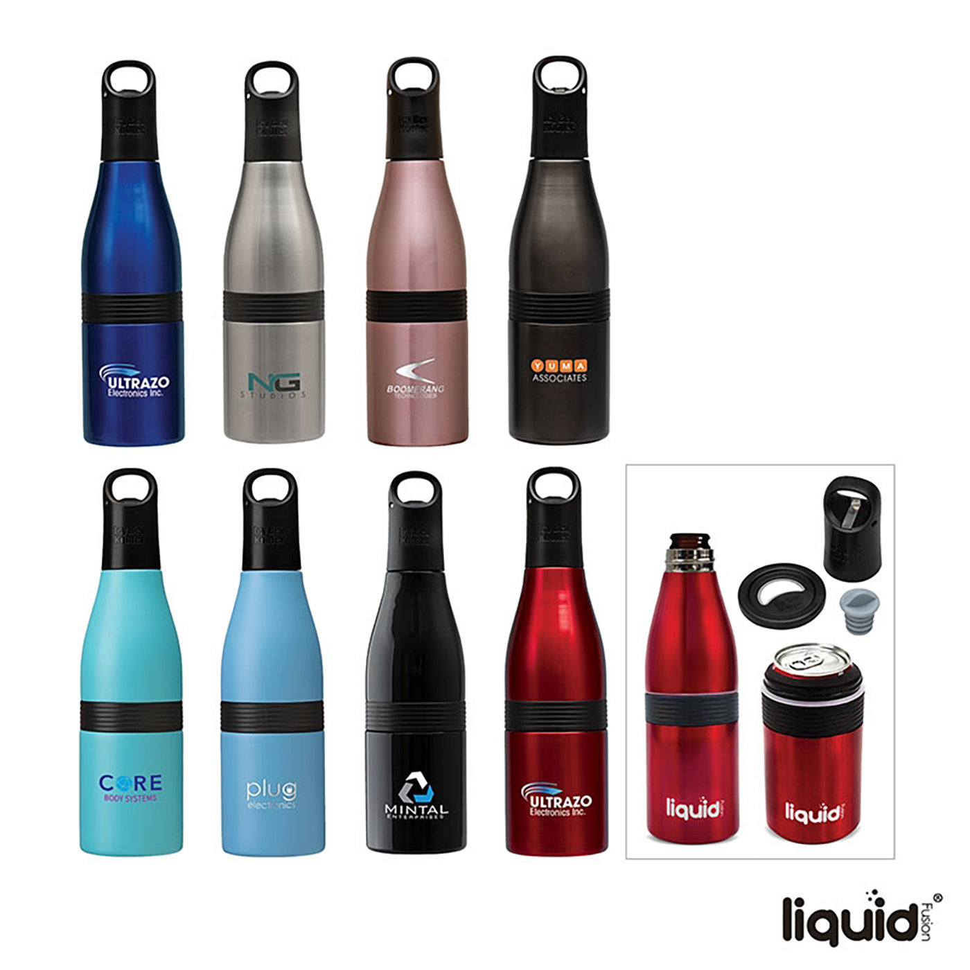 22 oz. 3-In-1 Double Wall Stainless Steel Bottle