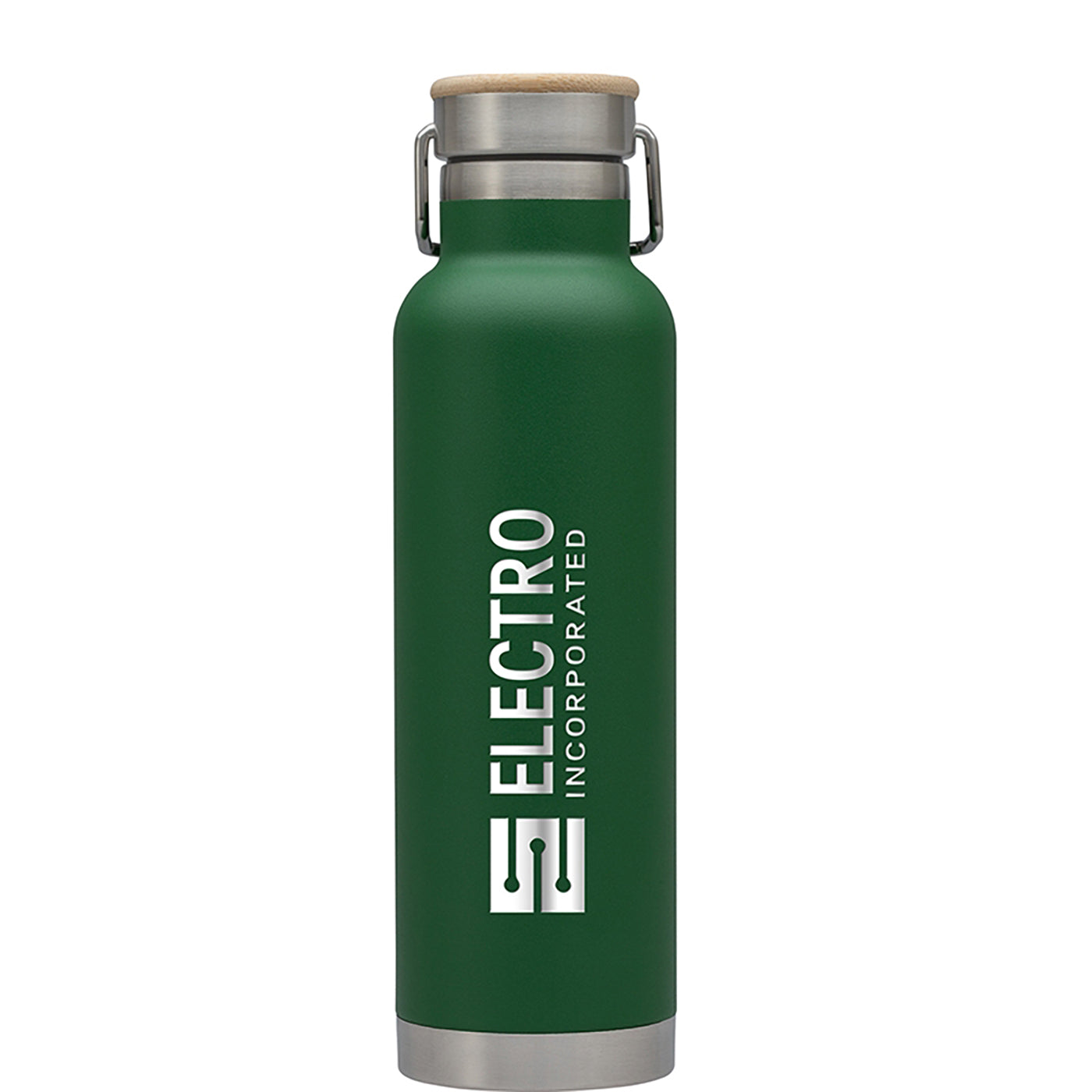22oz Bamboo-Top Vacuum Steel Bottle - KW2515E