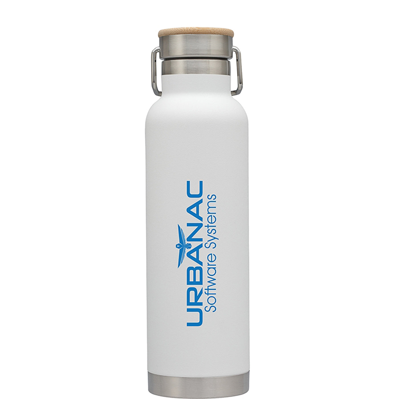 22oz Bamboo-Top Vacuum Steel Bottle - KW2515W