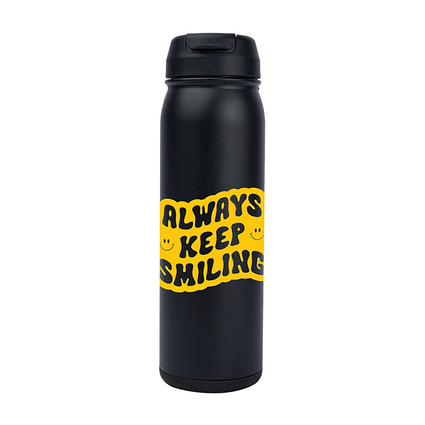 24oz Double Wall Steel Bottle with Dual Lid - KW2534B